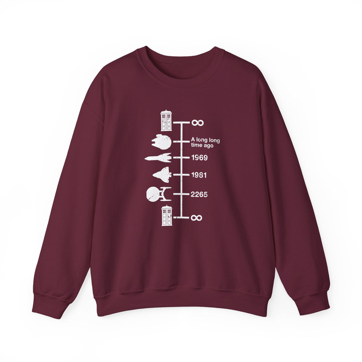 Spaceships Timeline Sweatshirt