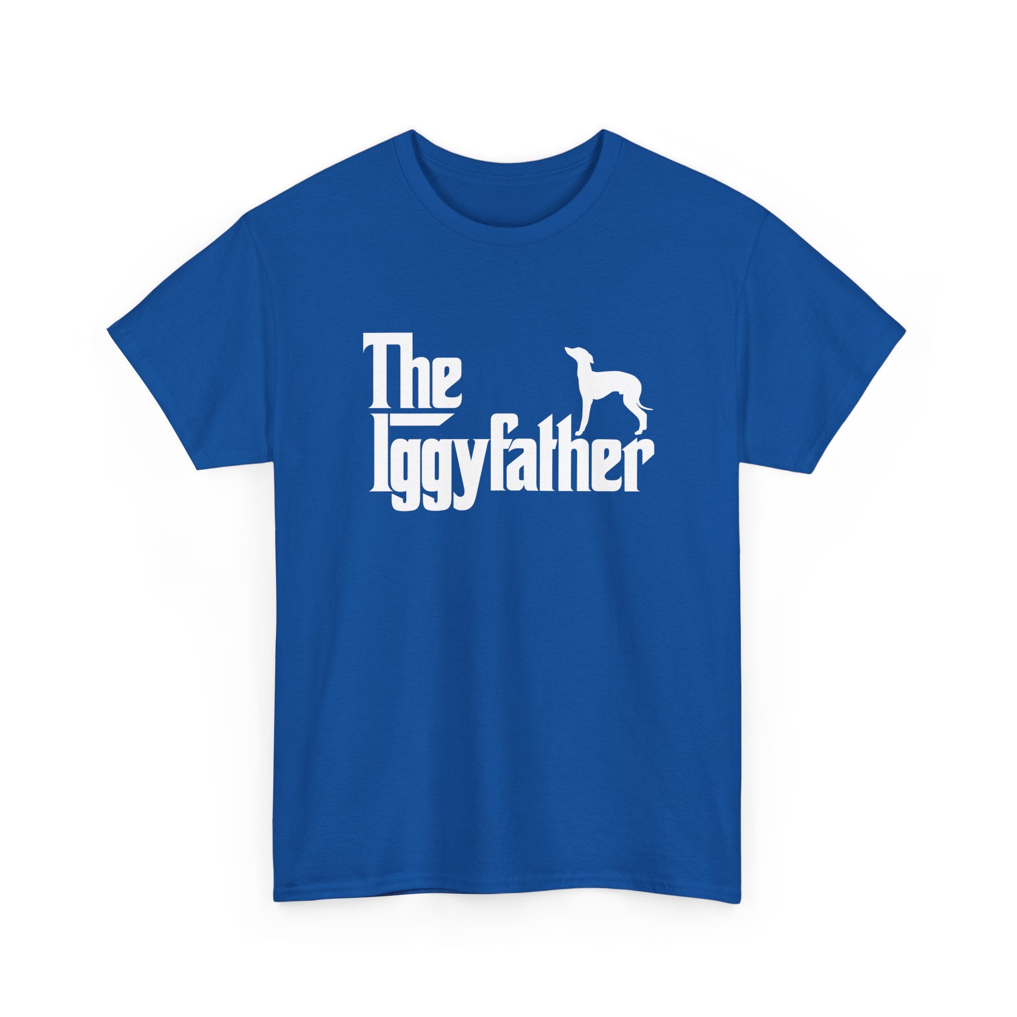 Italian Greyhound Shirt The Iggyfather Iggy Dog Dad Gift - Unisex Regular Crewneck T-Shirt