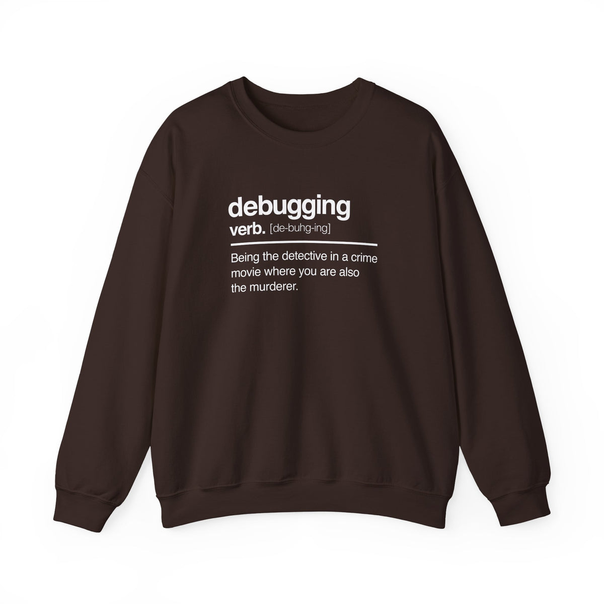 Debugging Verb Sweatshirt