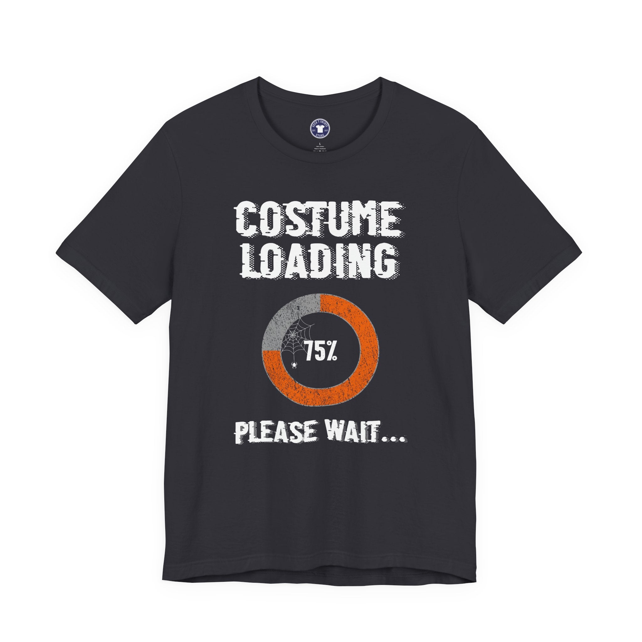 Costume Loading Funny Halloween - Premium Unisex Crewneck T-Shirt