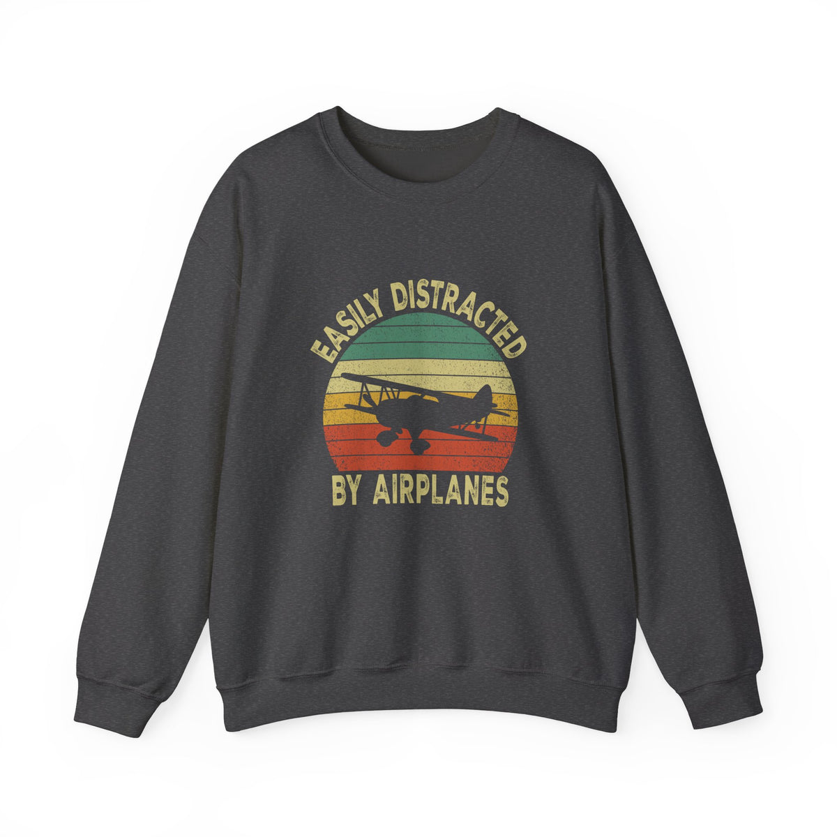 Easily Distracted By Airplanes Sweatshirt