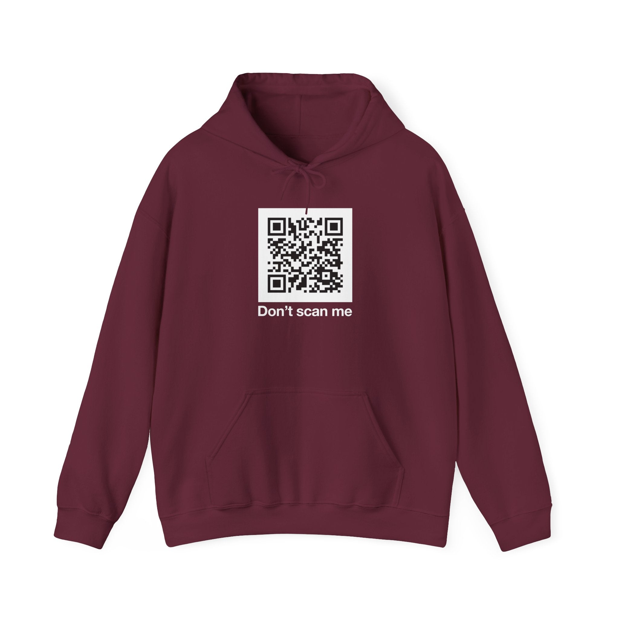 Qr Code Prank - Rick Astley - Dont Scan Me - Unisex Hooded Sweatshirt