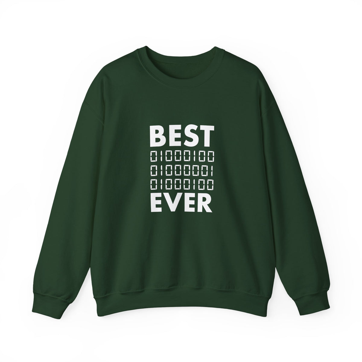 Best Dad Ever In Binary Sweatshirt