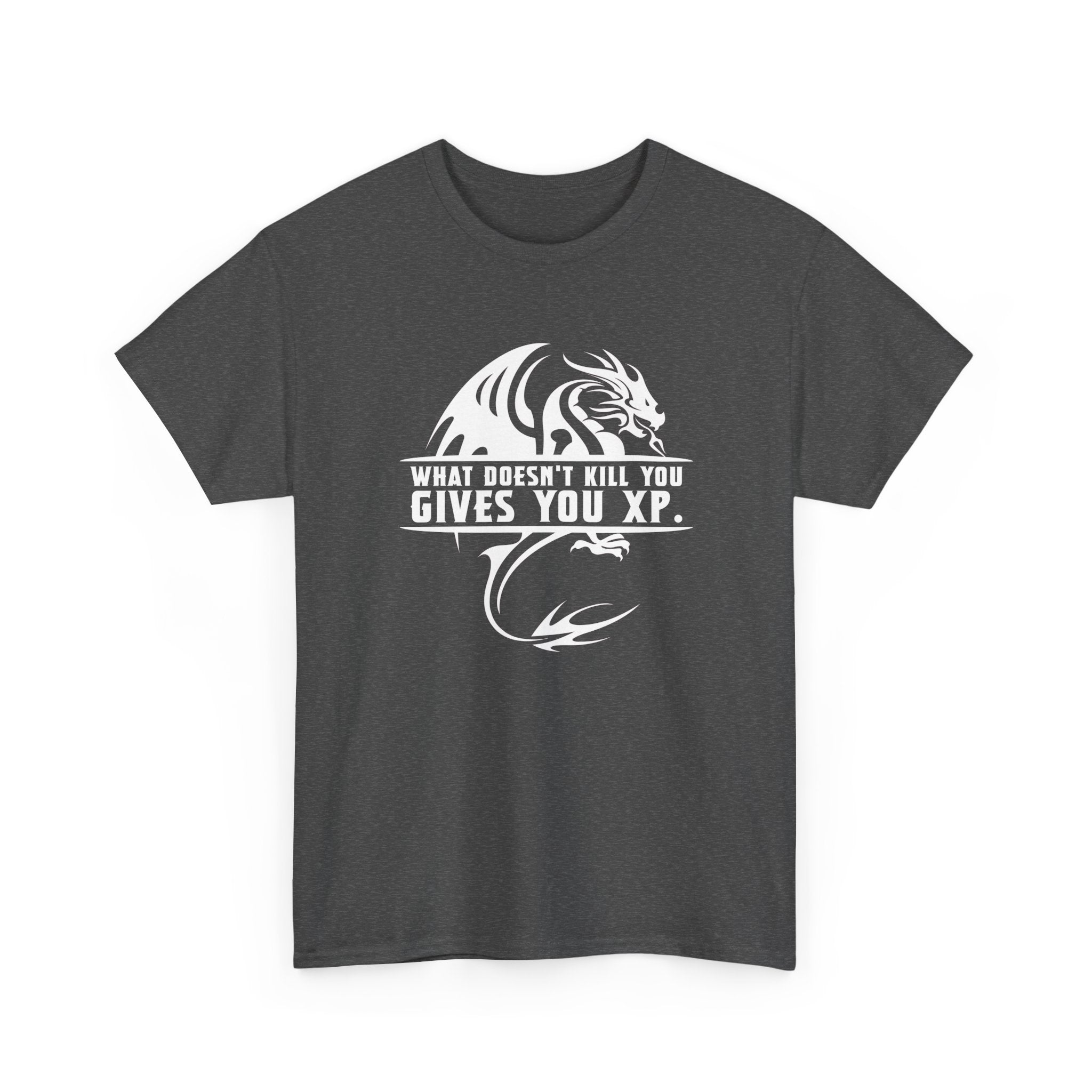 What Doesnt Kill You Gives You XP - Gamer Shirt - Regular Unisex Crewneck T-Shirt