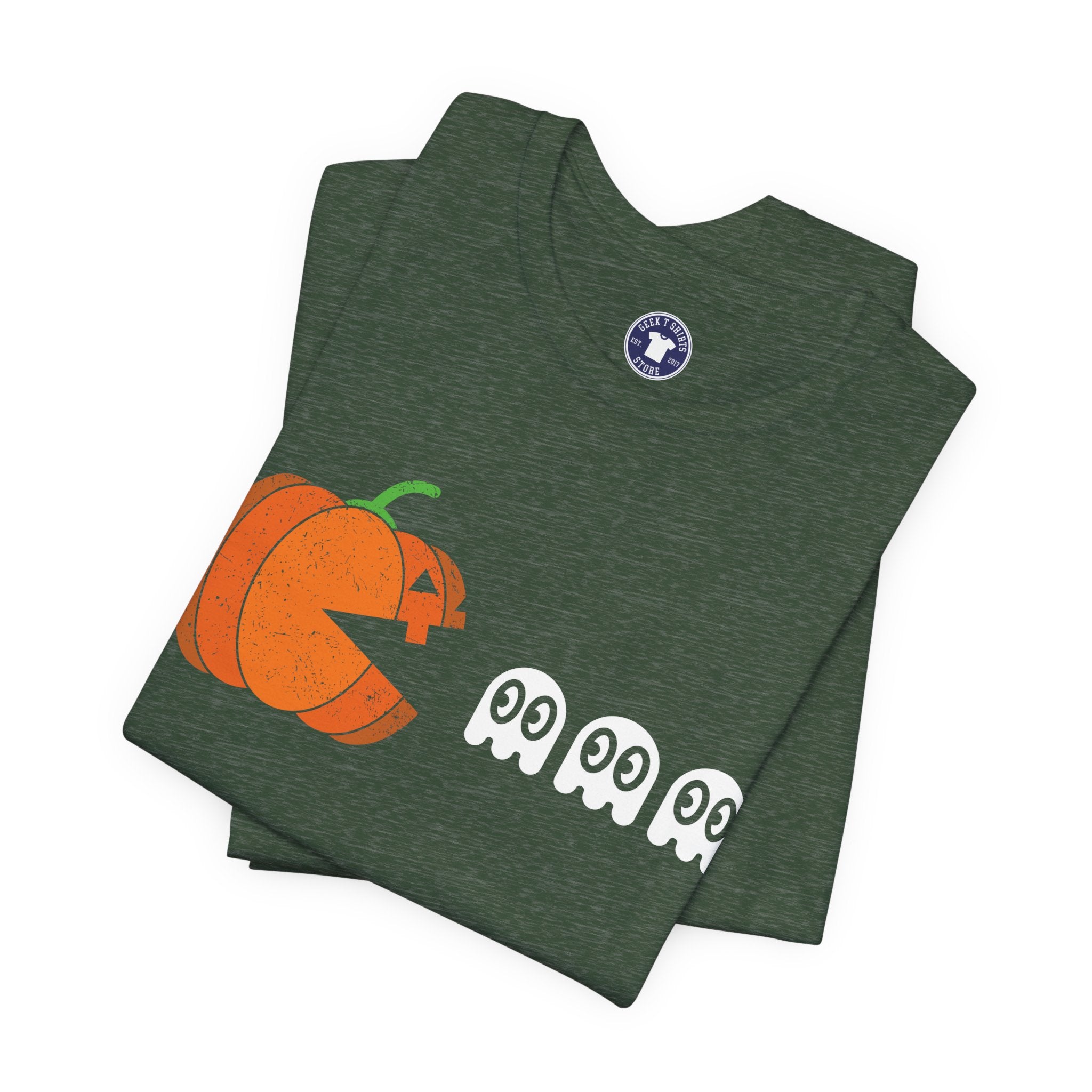 Halloween Retro Gamer - Premium Unisex Crewneck T-Shirt