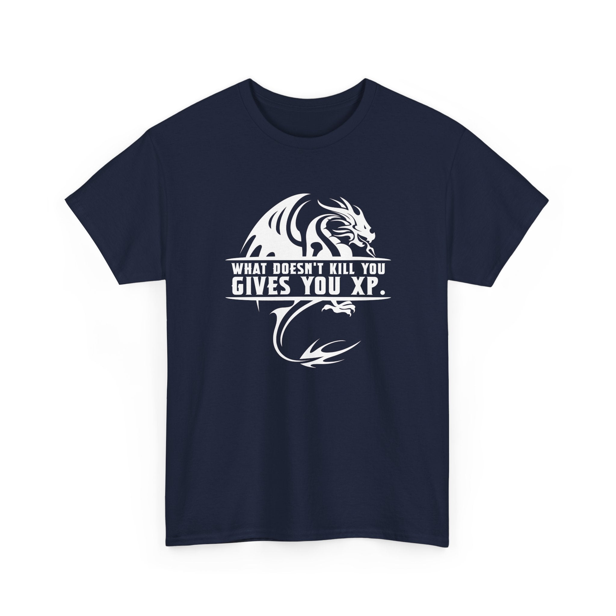 What Doesnt Kill You Gives You XP - Gamer Shirt - Regular Unisex Crewneck T-Shirt