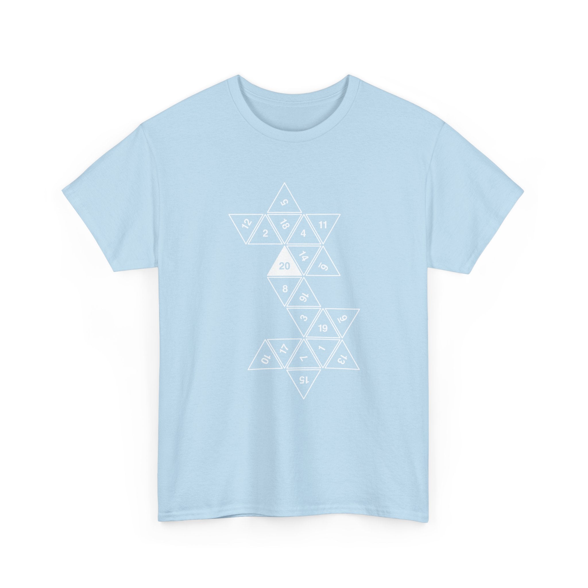 20 Sided Roll Playing Die - Unisex Regular Crewneck T-Shirt