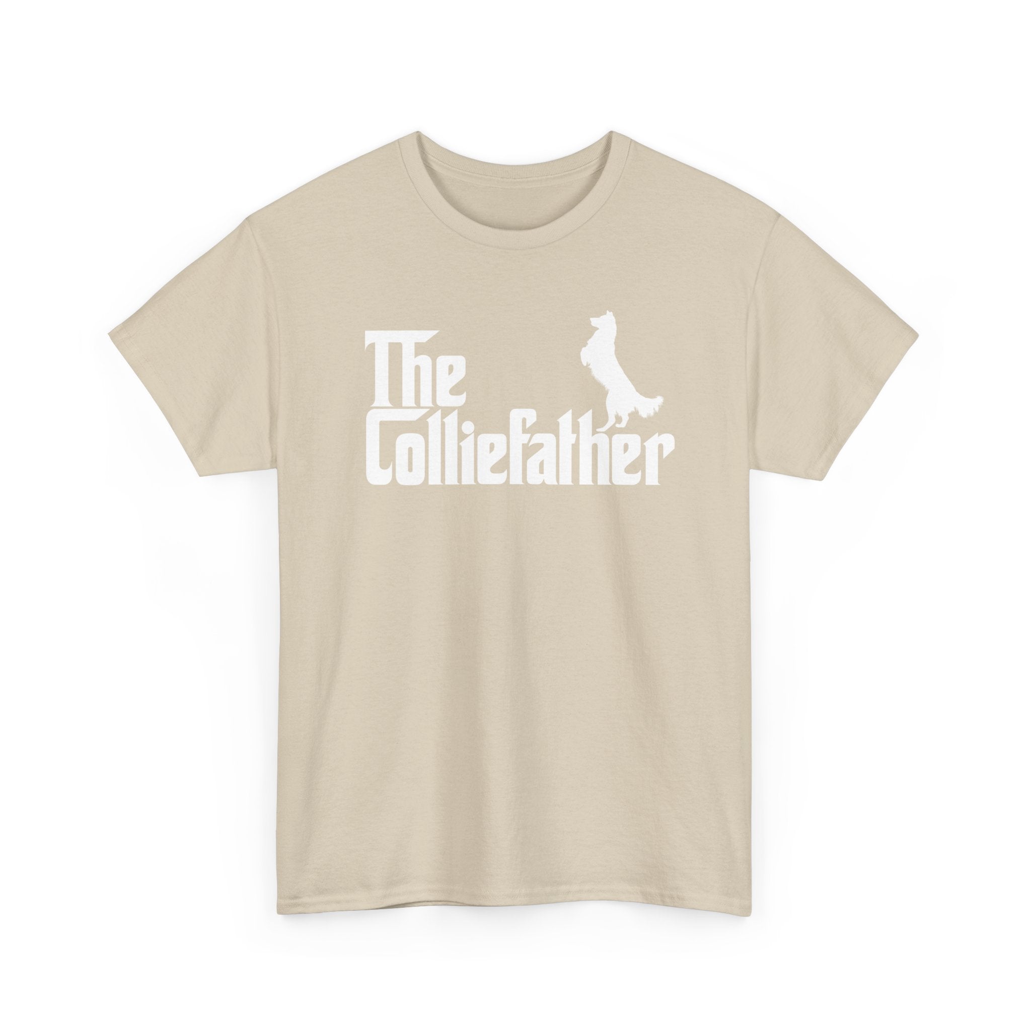 Funny Border Collie Shirt The Colliefather Border Collie Dad Gift - Unisex Regular Crewneck T-Shirt