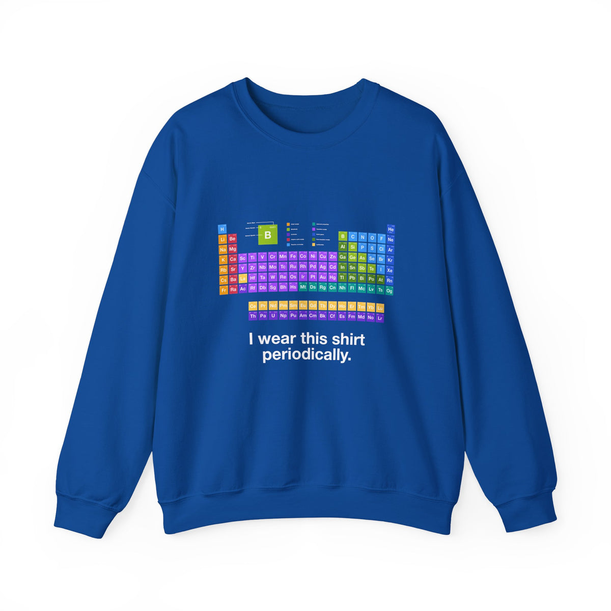 I Wear This Shirt Periodically Sweatshirt