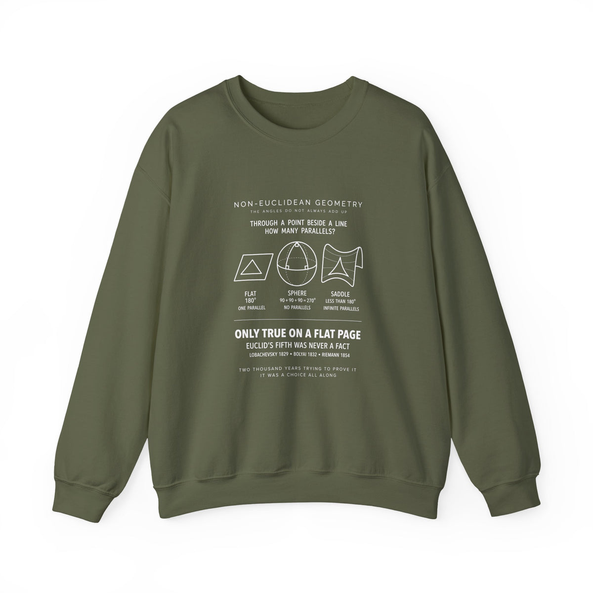 Non-Euclidean Geometry Sweatshirt