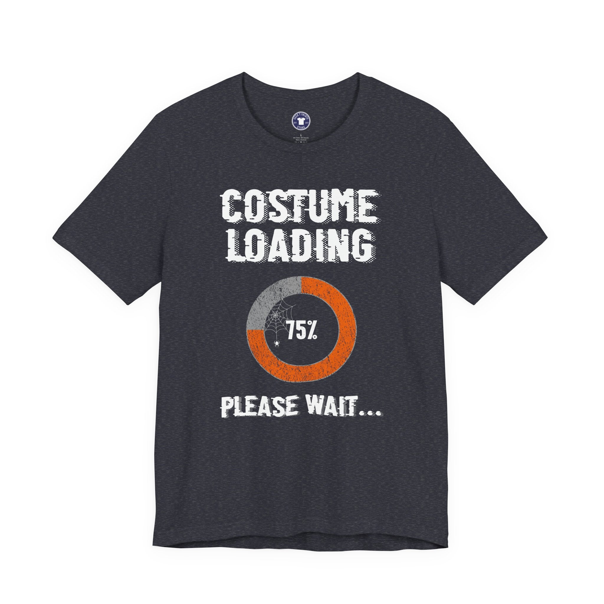 Costume Loading Funny Halloween - Premium Unisex Crewneck T-Shirt