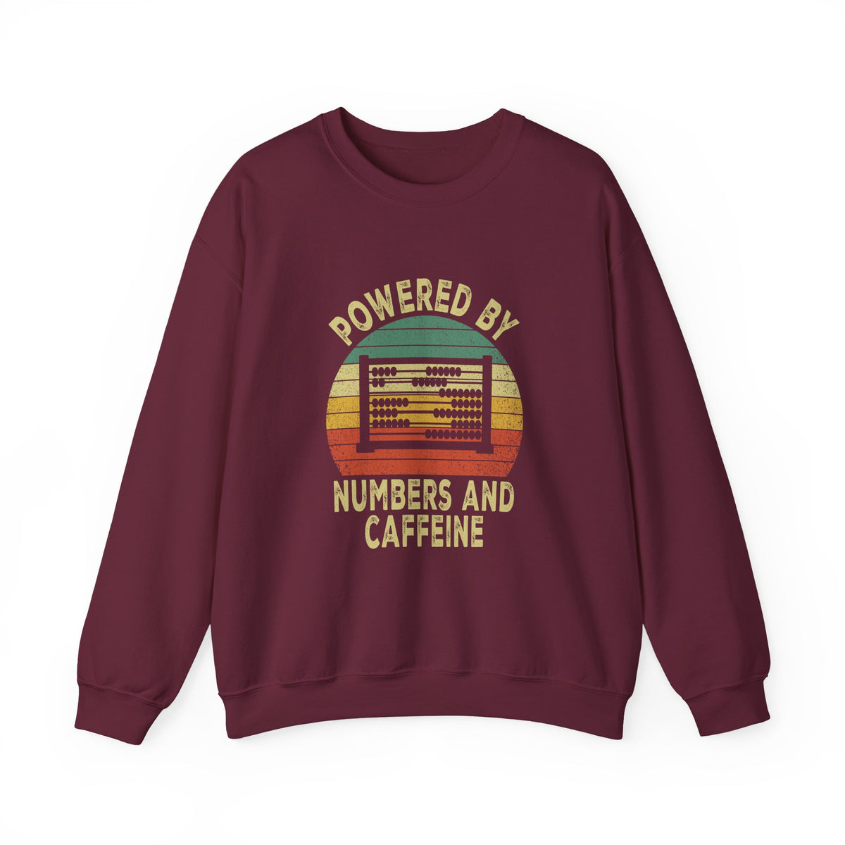 Powered By Numbers And Caffeine Sweatshirt