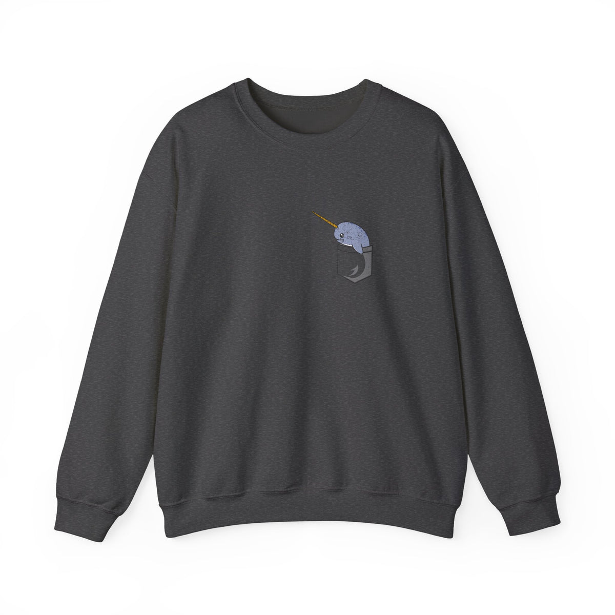 Narwhal Pocket Print Sweatshirt