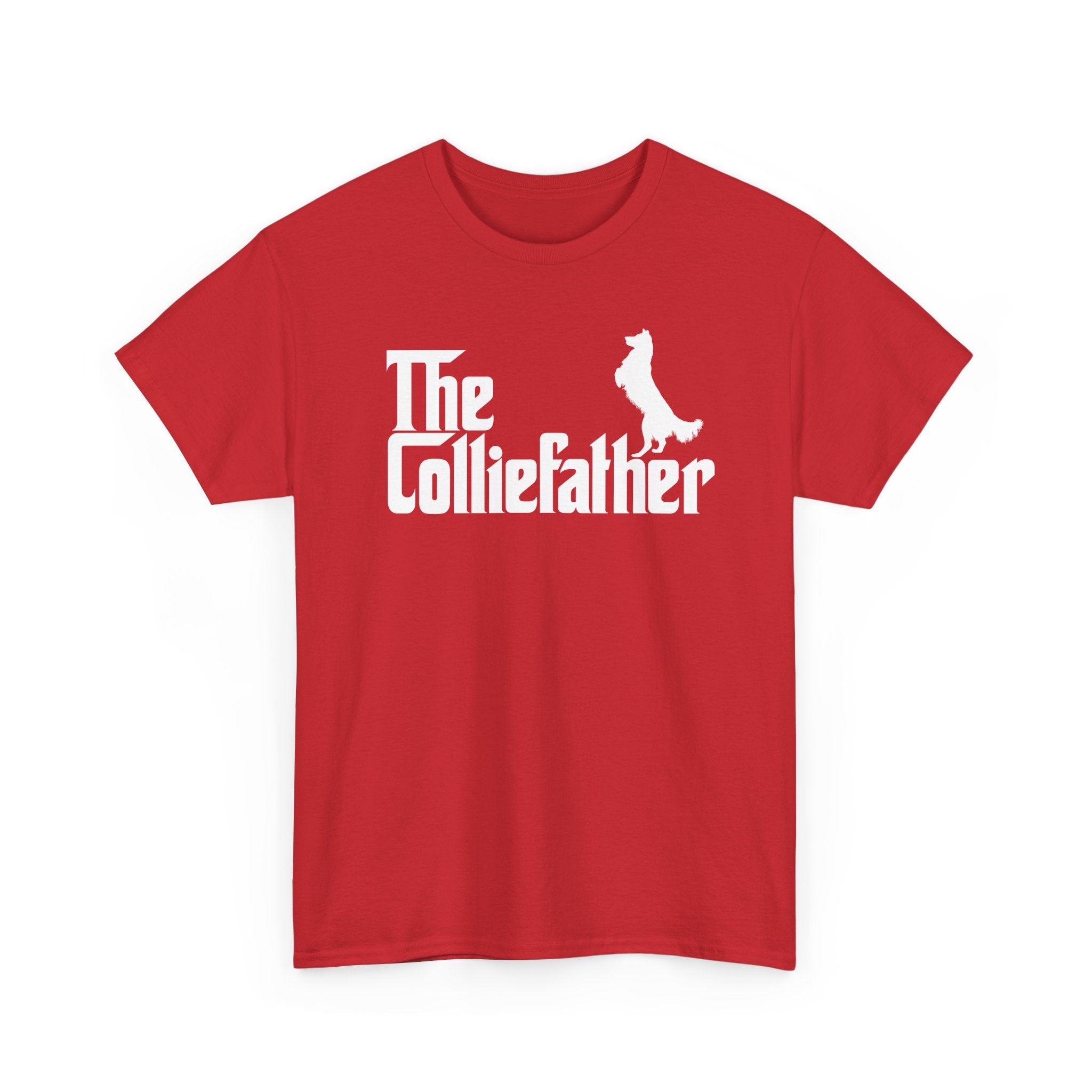 Funny Border Collie Shirt The Colliefather Border Collie Dad Gift - Unisex Regular Crewneck T-Shirt