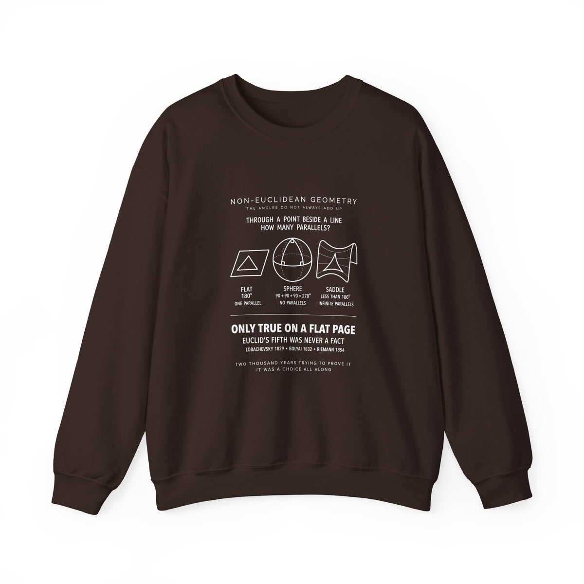 Non-Euclidean Geometry Sweatshirt