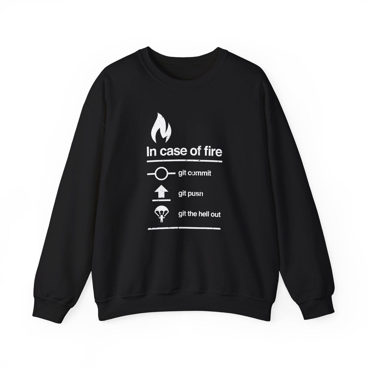 In Case Of Fire Git Commit Sweatshirt