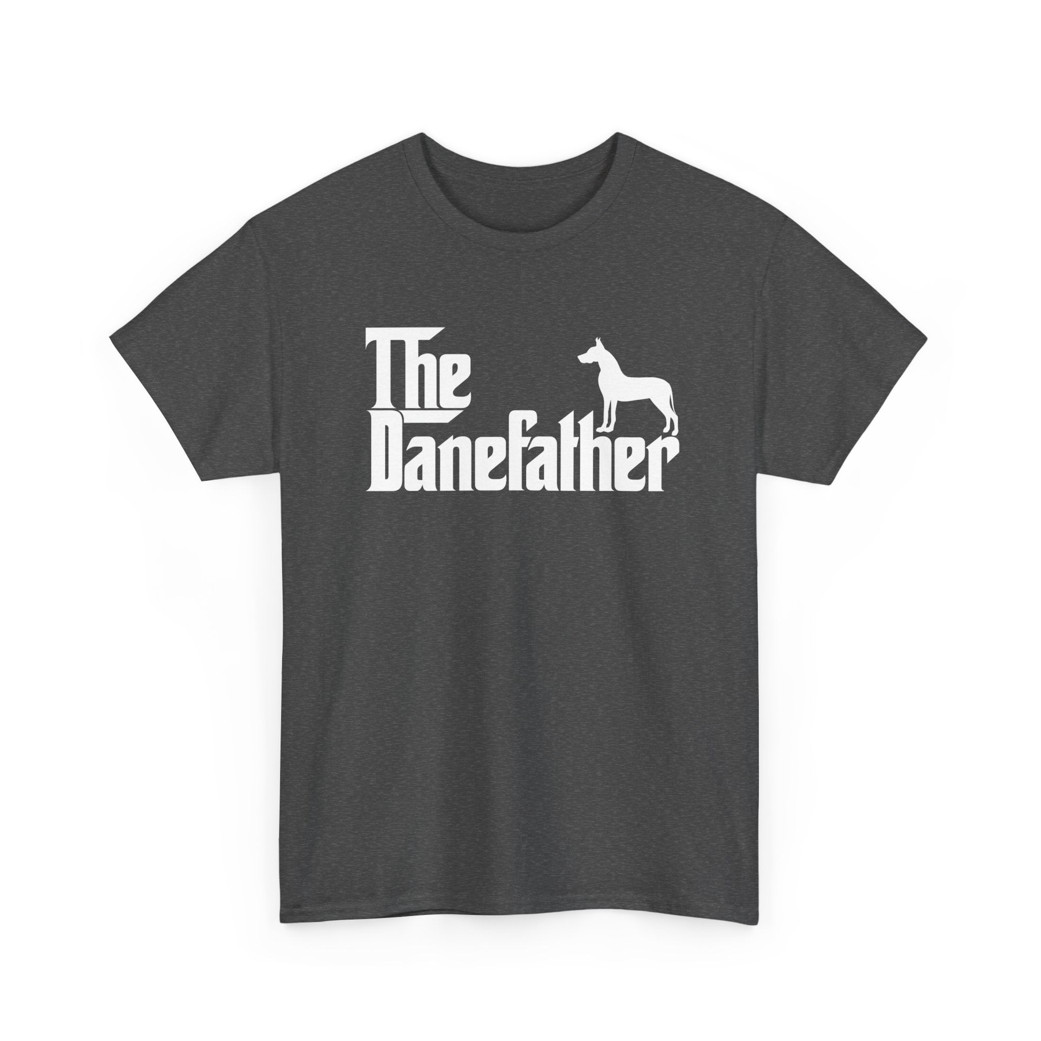Funny Great Dane Shirt The Danefather Great Dane Dog Dad Gift - Unisex Regular Crewneck T-Shirt