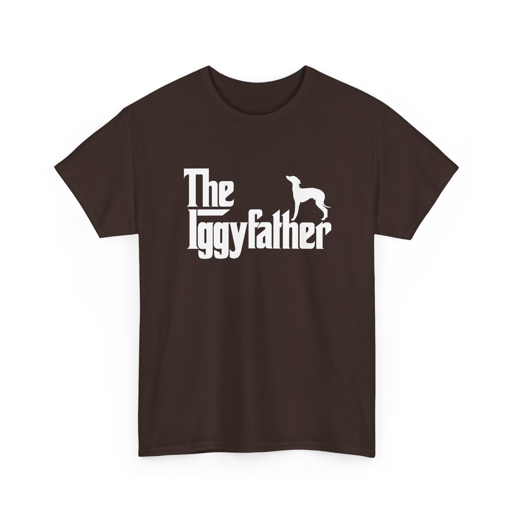 Italian Greyhound Shirt The Iggyfather Iggy Dog Dad Gift - Unisex Regular Crewneck T-Shirt