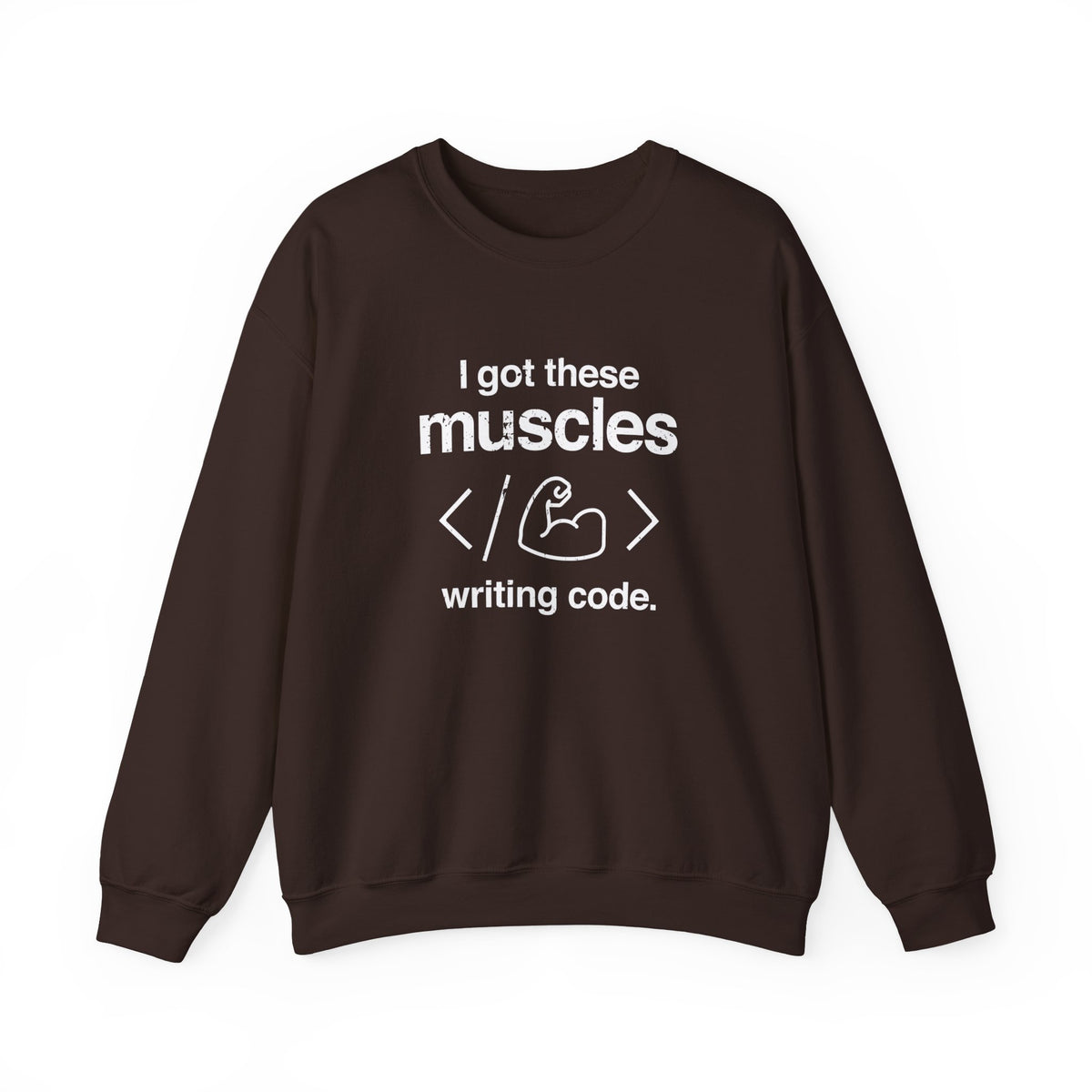I Got These Muscles Writing Code Sweatshirt