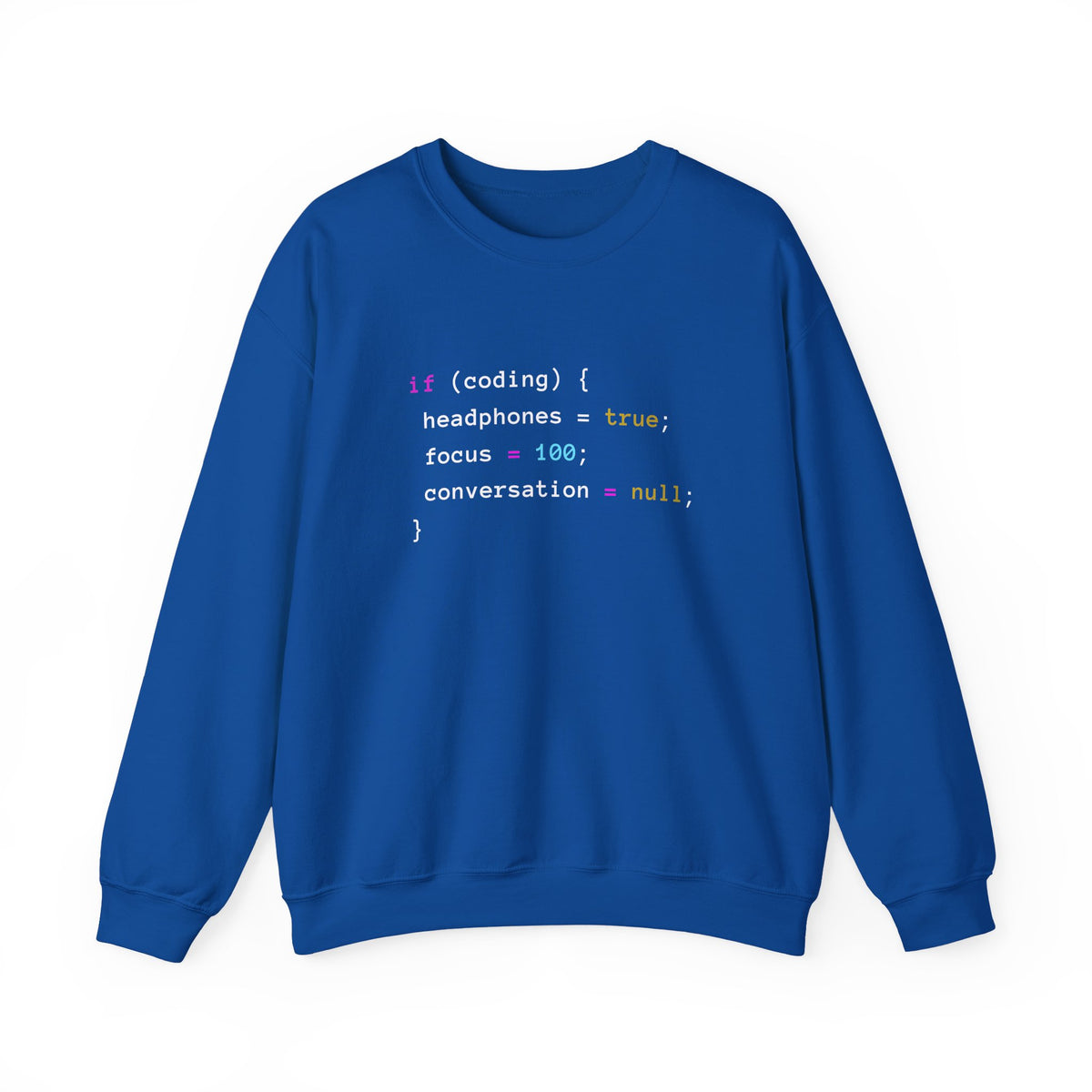 Coding With Headphones Sweatshirt