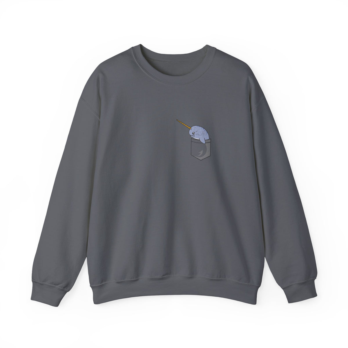 Narwhal Pocket Print Sweatshirt