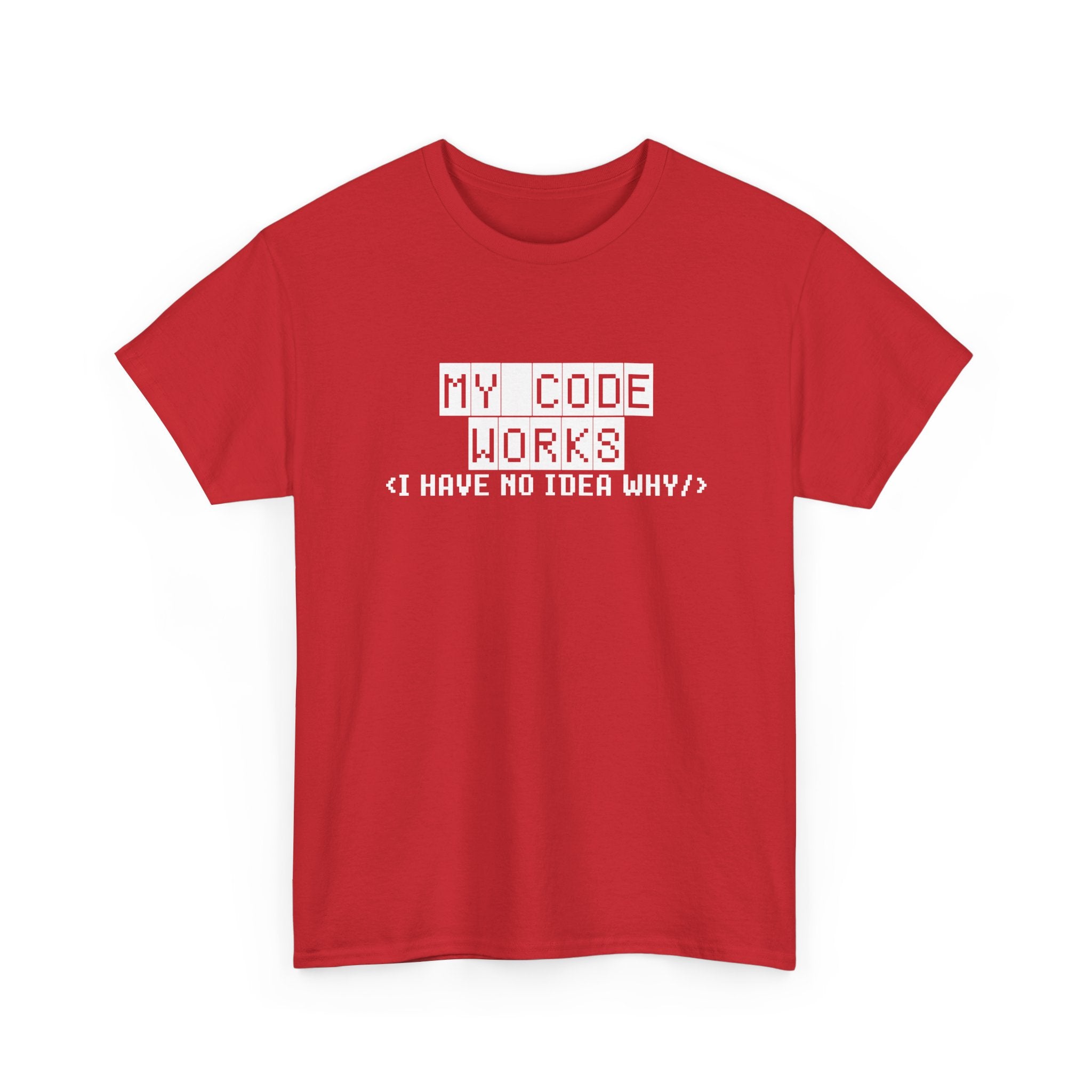 My Code Works - Geek Coding - Regular Unisex Crewneck T-Shirt