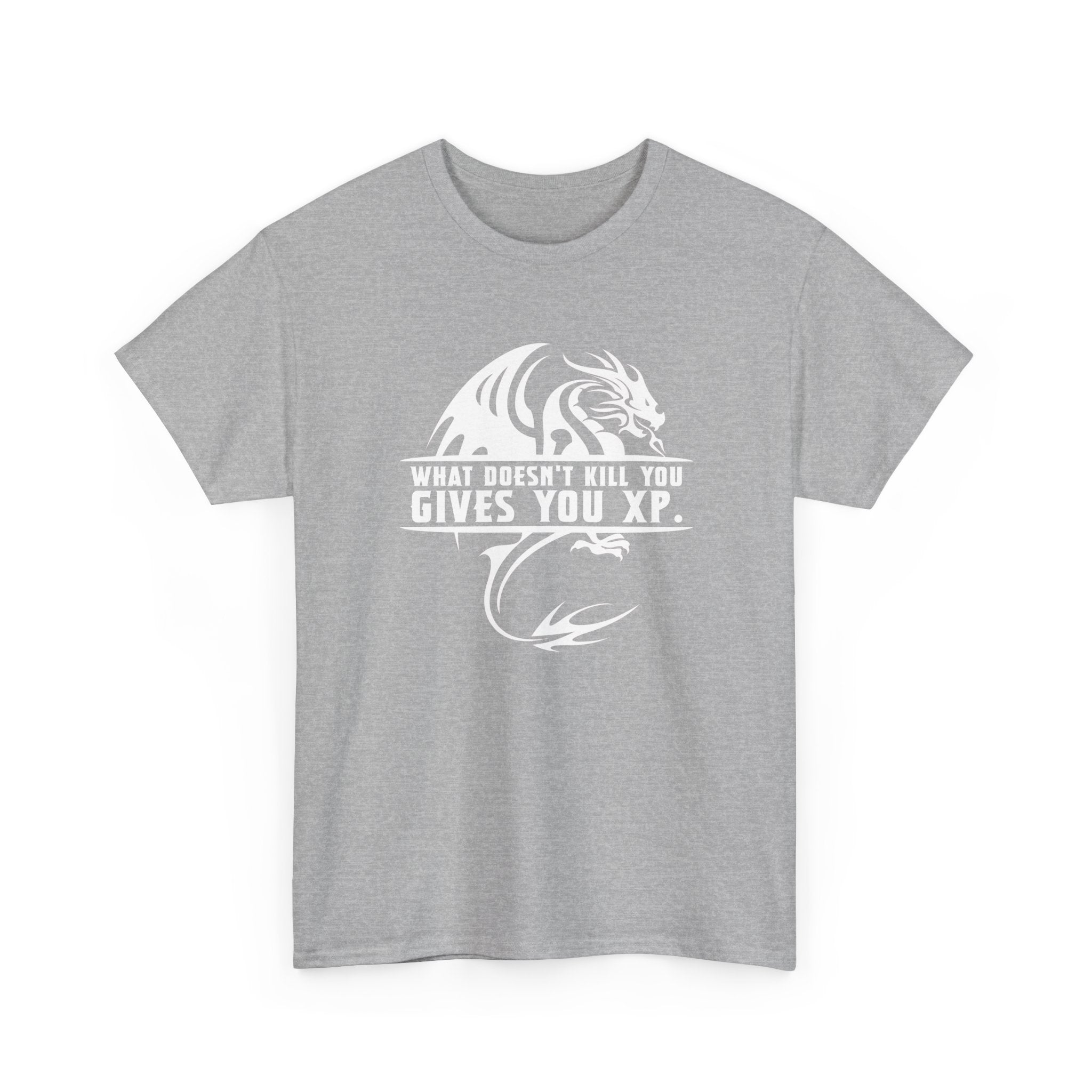 What Doesnt Kill You Gives You XP - Gamer Shirt - Regular Unisex Crewneck T-Shirt
