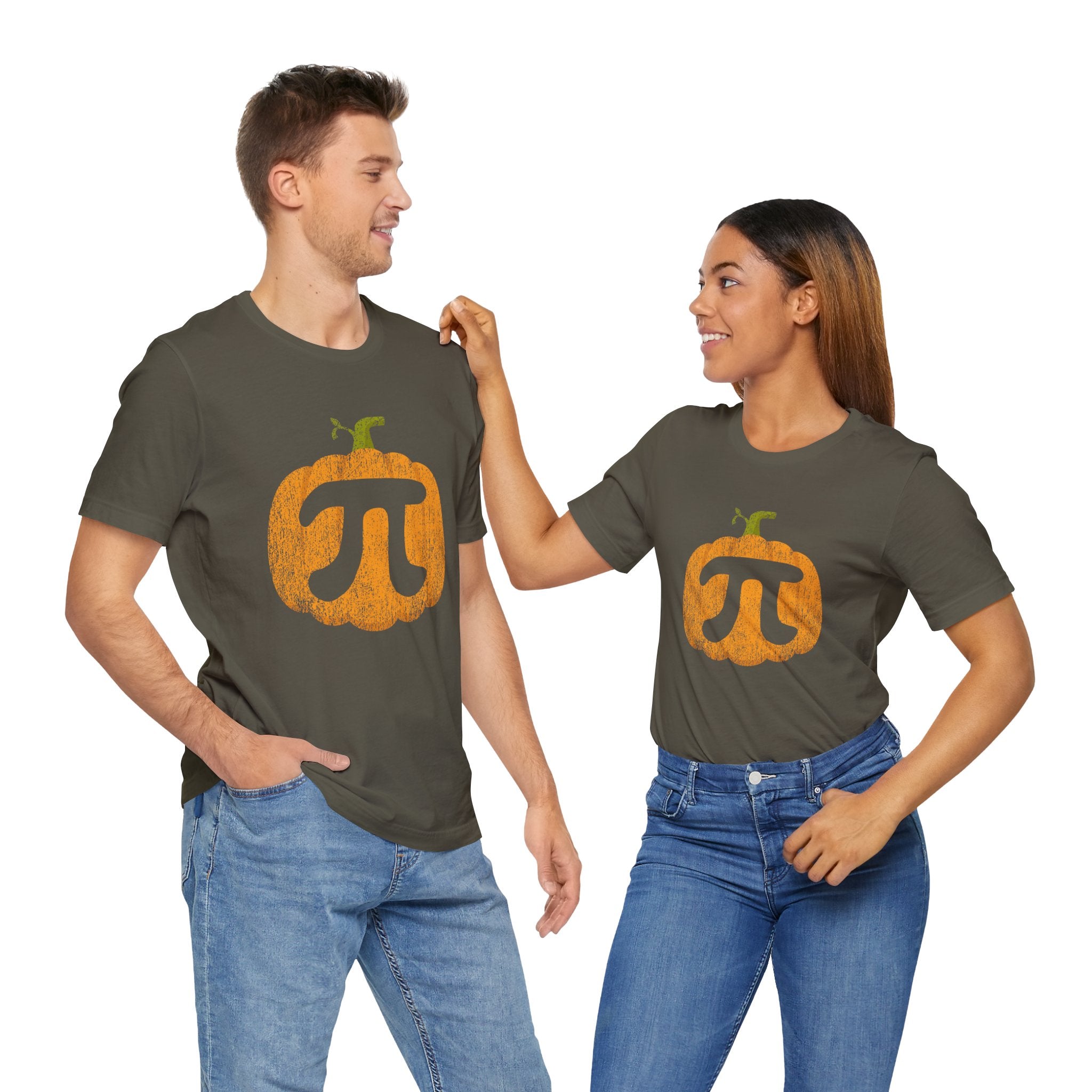 Pumpin Pii Math Halloween - Premium Unisex Crewneck T-Shirt