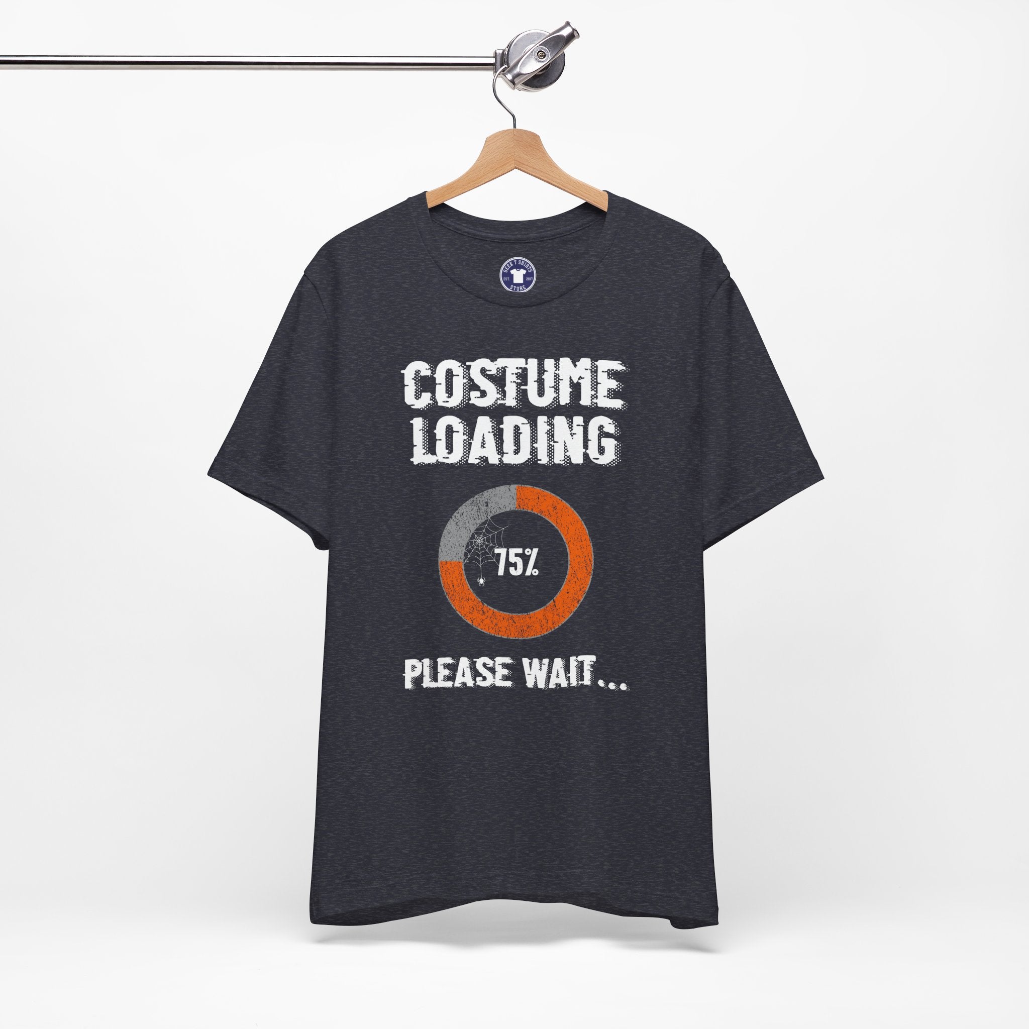 Costume Loading Funny Halloween - Premium Unisex Crewneck T-Shirt