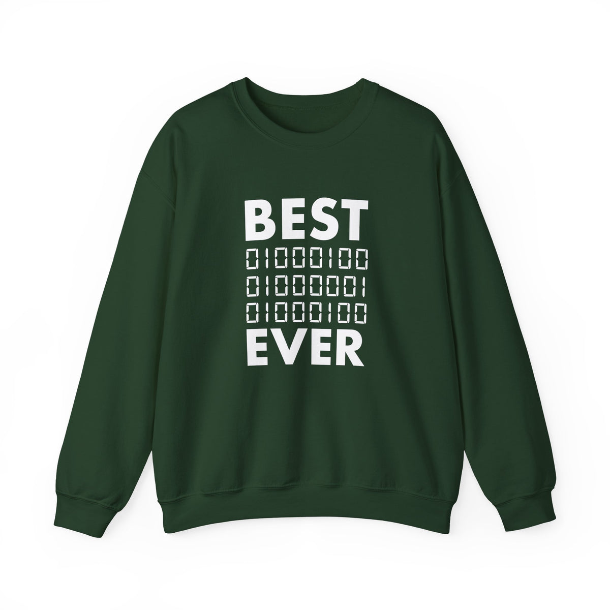 Best Dad Ever In Binary Sweatshirt