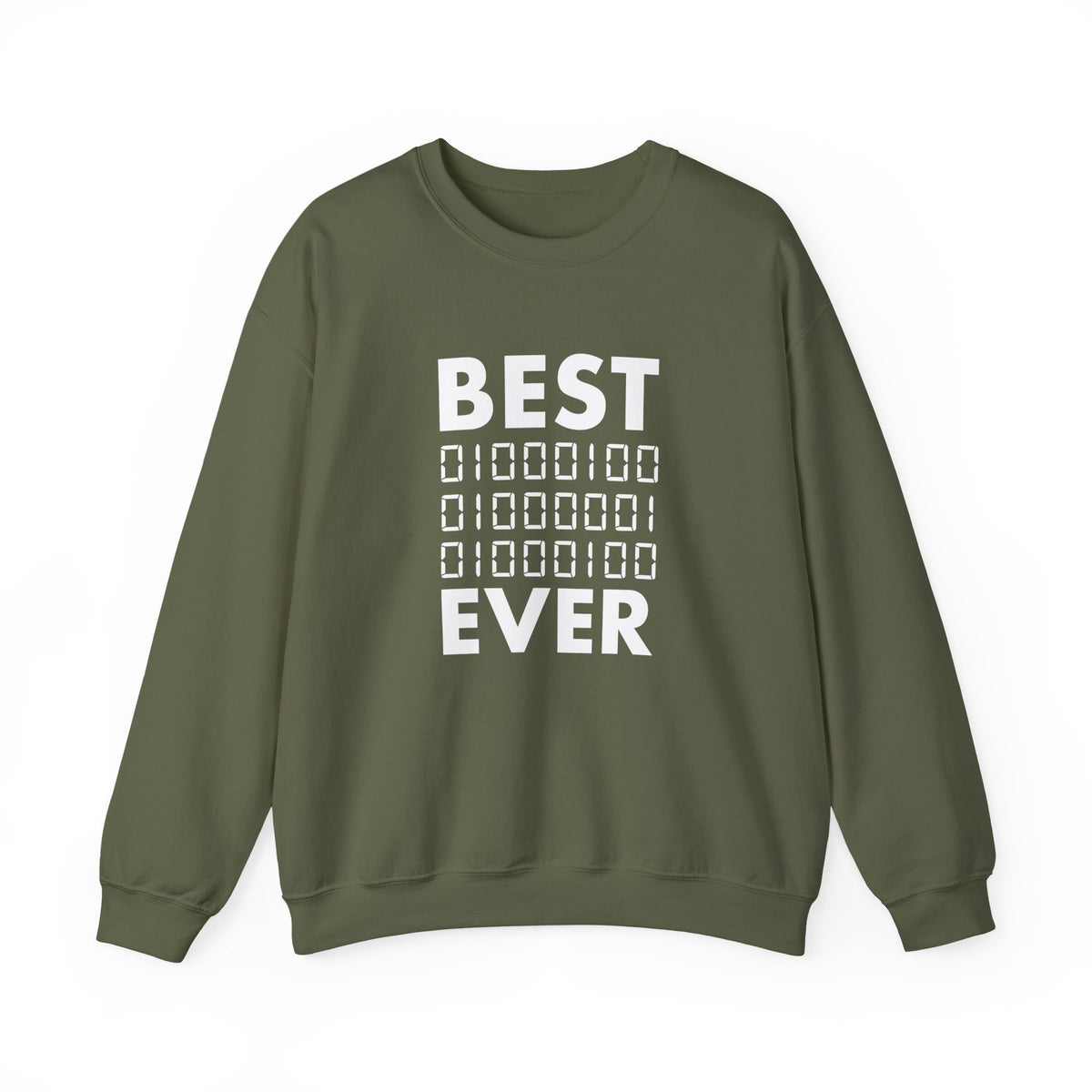 Best Dad Ever In Binary Sweatshirt