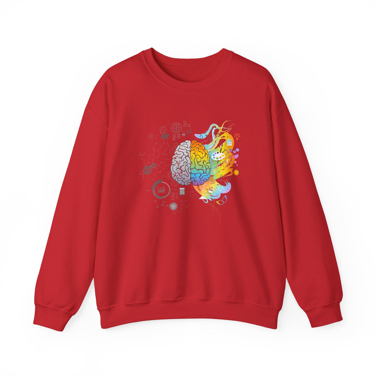 Creative Scientific Brain Sweatshirt
