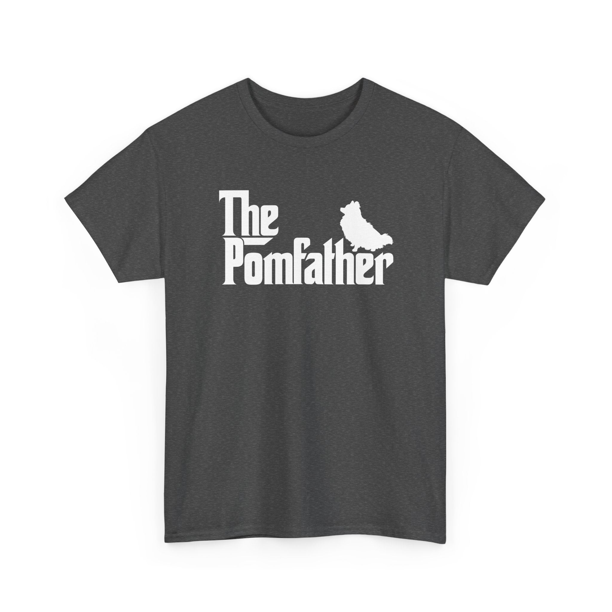 Funny Pomeranian Shirt The Pomfather Pomeranian Dog Dad Gift - Unisex Regular Crewneck T-Shirt