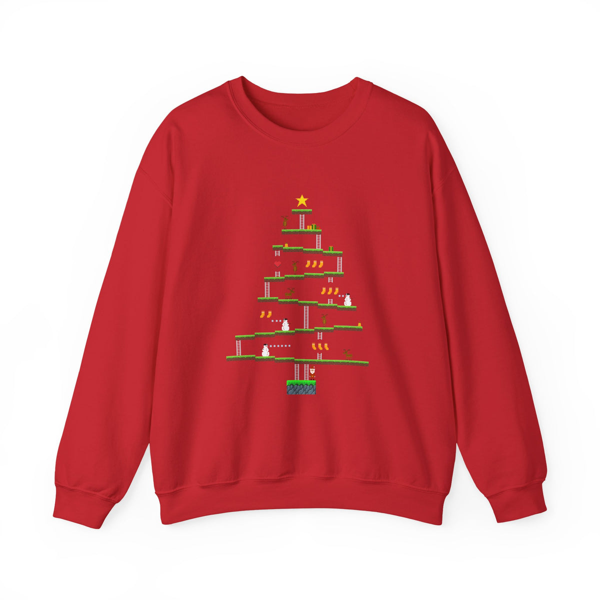 8-Bit Christmas Tree Sweatshirt