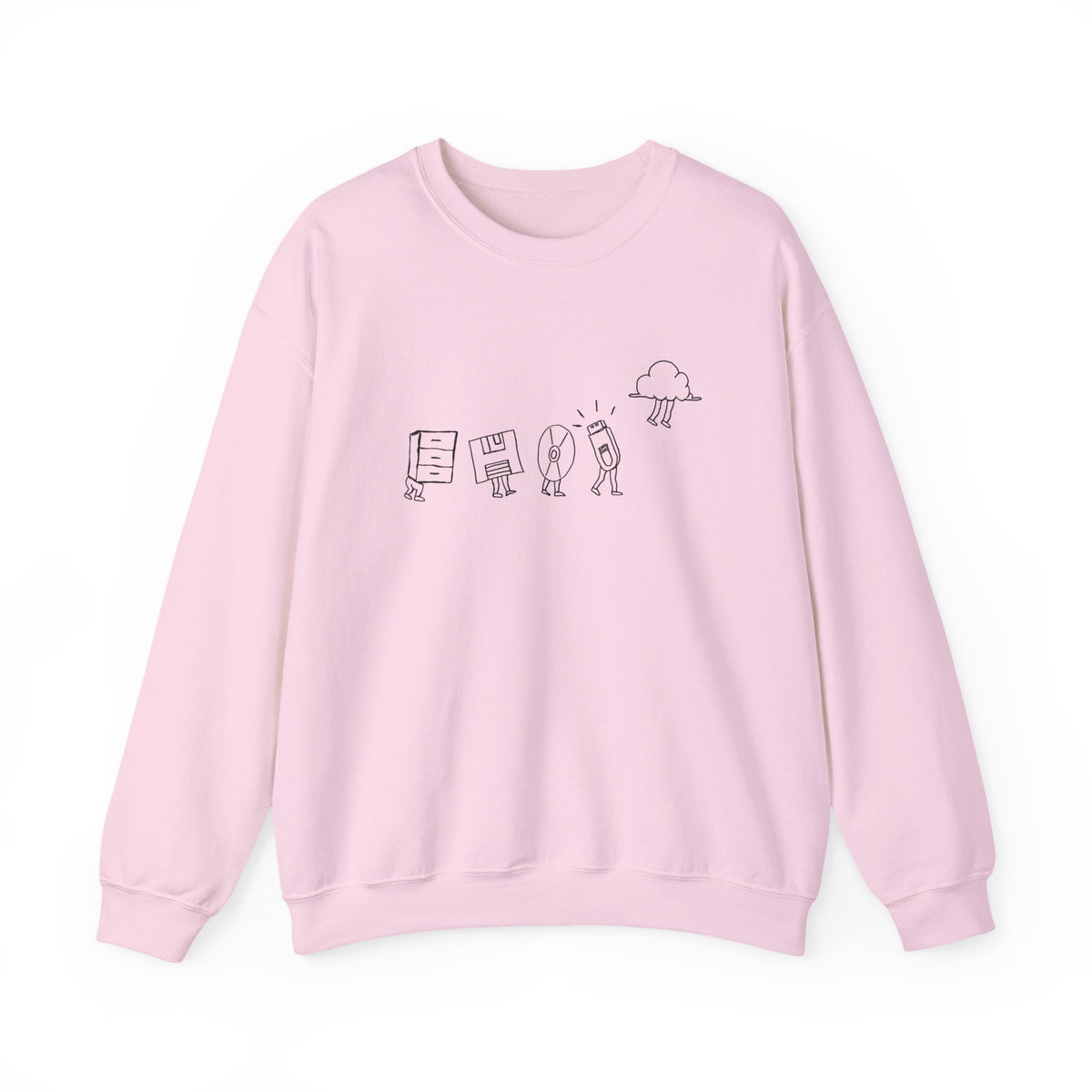 Computer Storage Evolution Sweatshirt