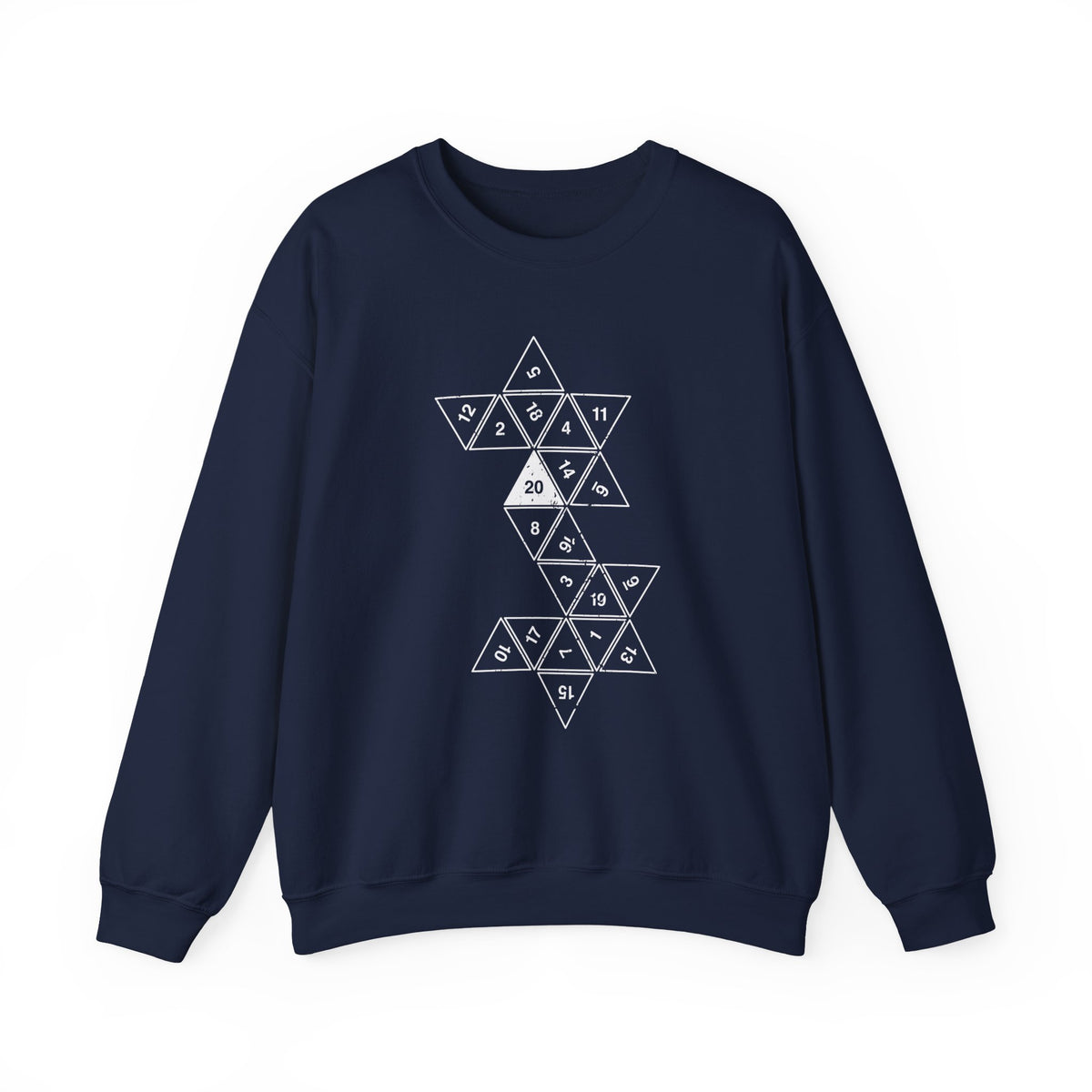 20 Sided Die Sweatshirt