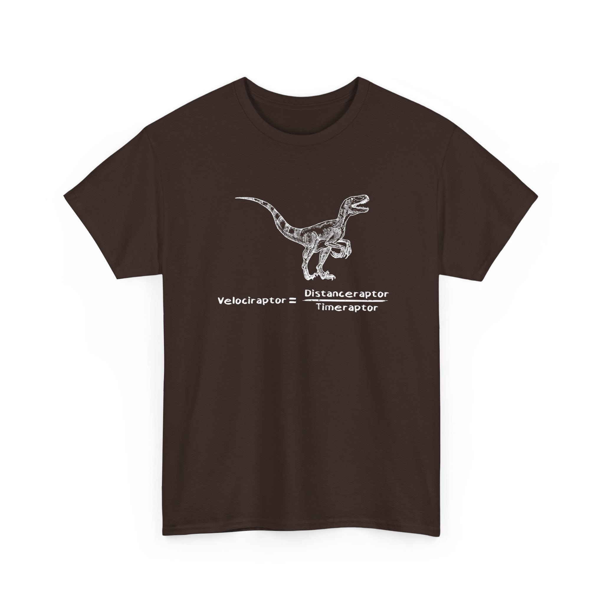 Raptor Speed Equation - Science Physics Geek - Regular Unisex Crewneck T-Shirt