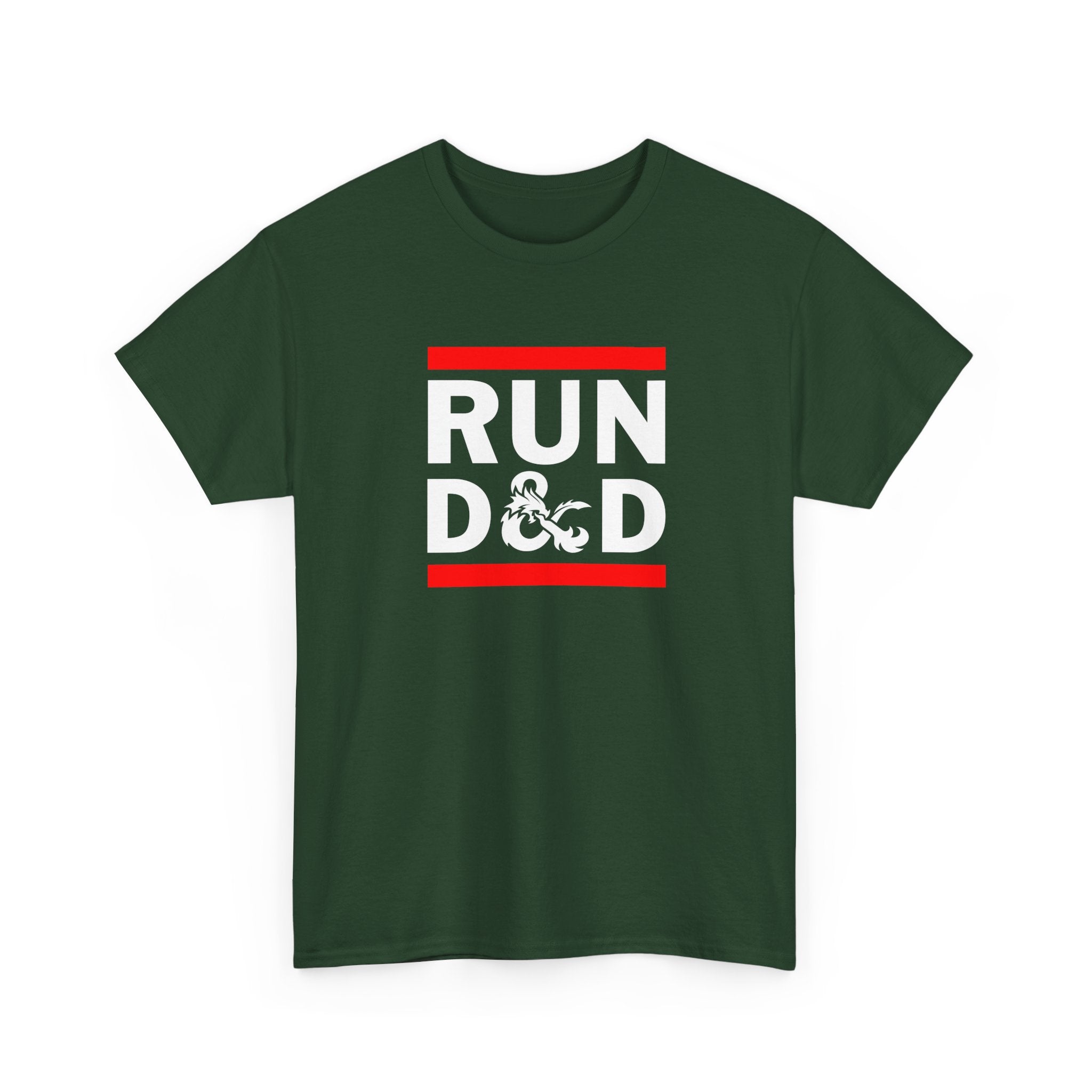 RUN DnD - Geek Role Play Gamer - Regular Unisex Crewneck T-Shirt