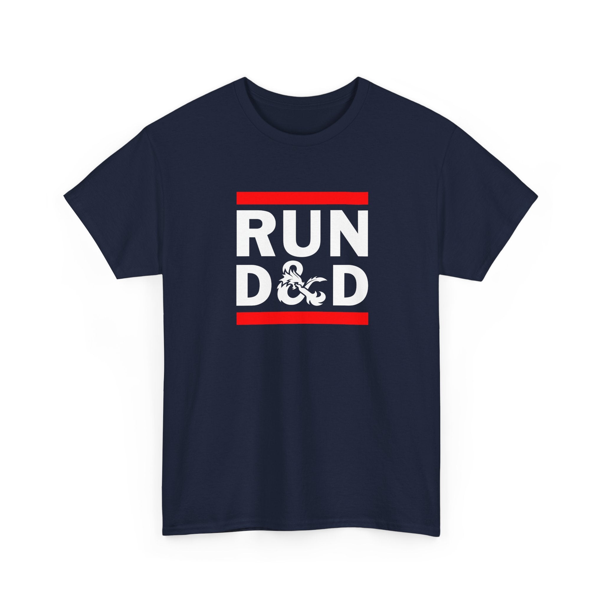 RUN DnD - Geek Role Play Gamer - Regular Unisex Crewneck T-Shirt