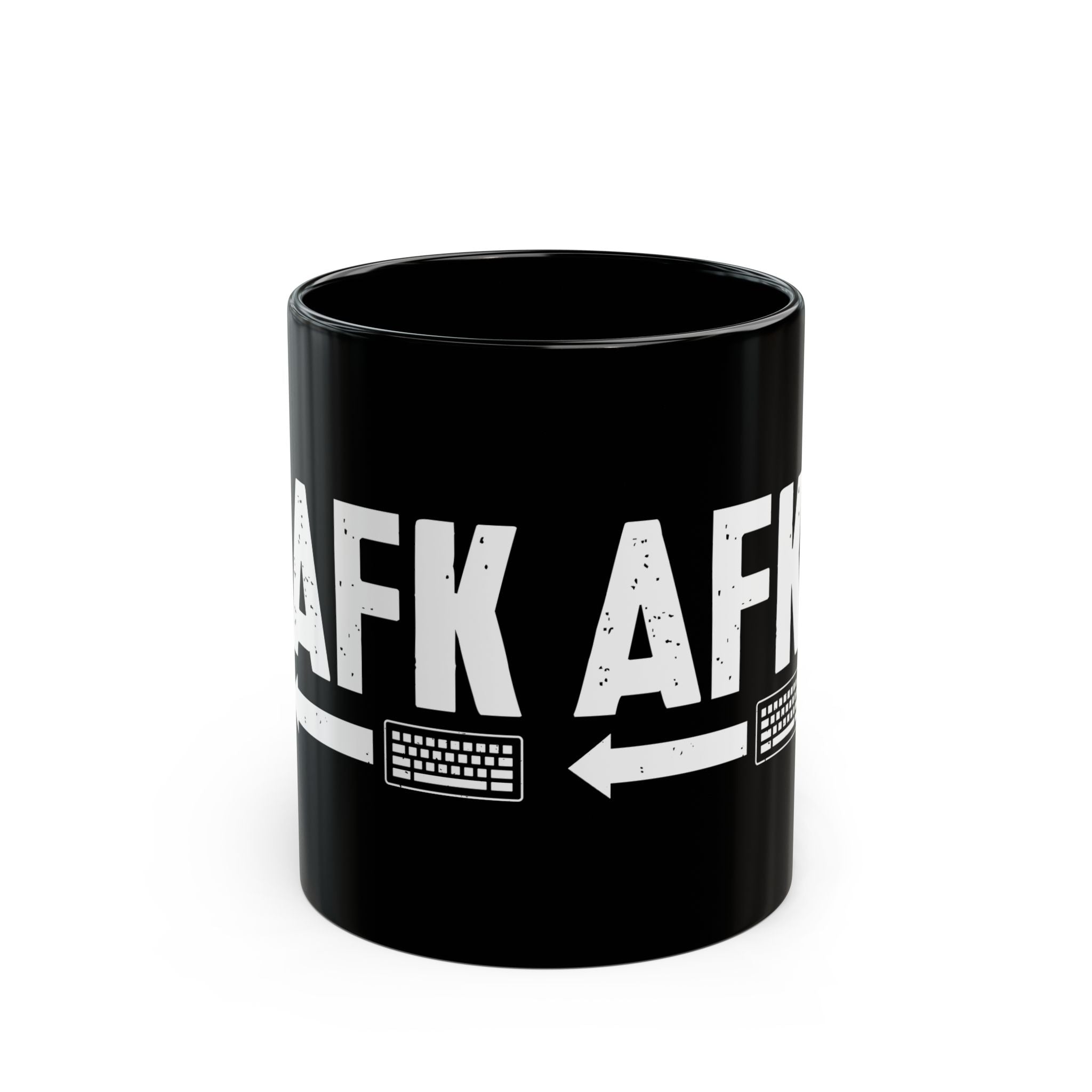 AFK Away From Keyboard - Black Glossy Mug