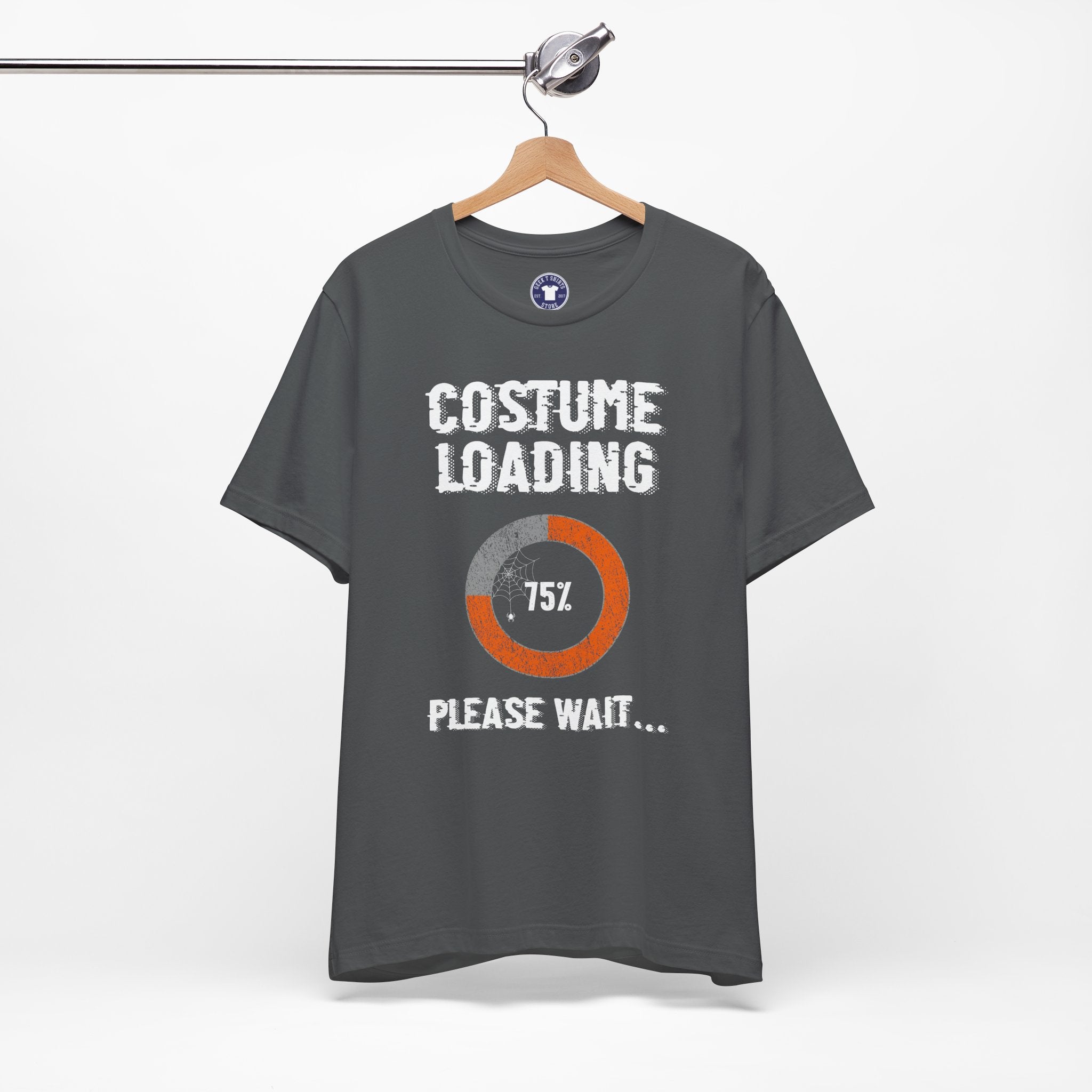 Costume Loading Funny Halloween - Premium Unisex Crewneck T-Shirt