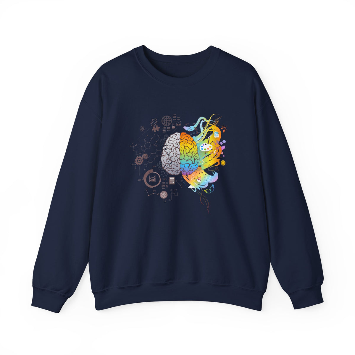 Creative Scientific Brain Sweatshirt