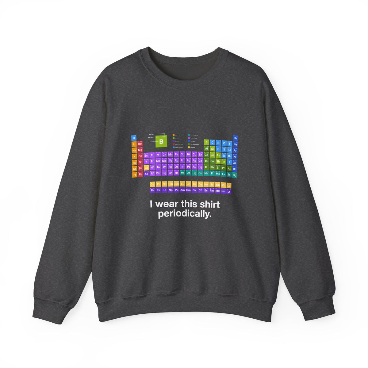 I Wear This Shirt Periodically Sweatshirt