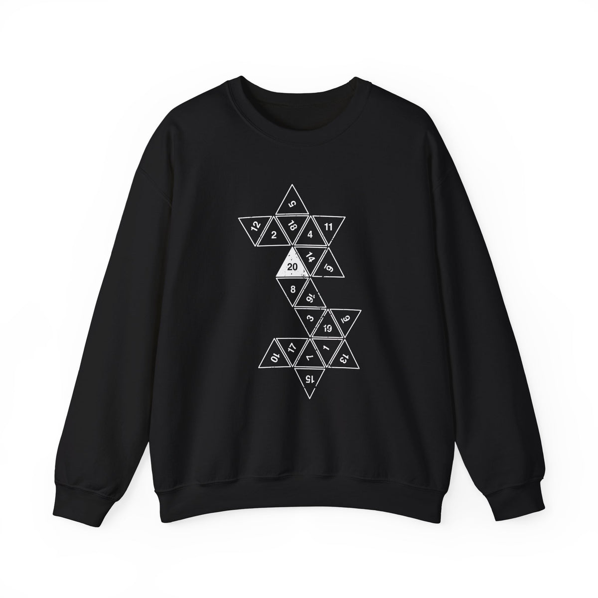 20 Sided Die Sweatshirt