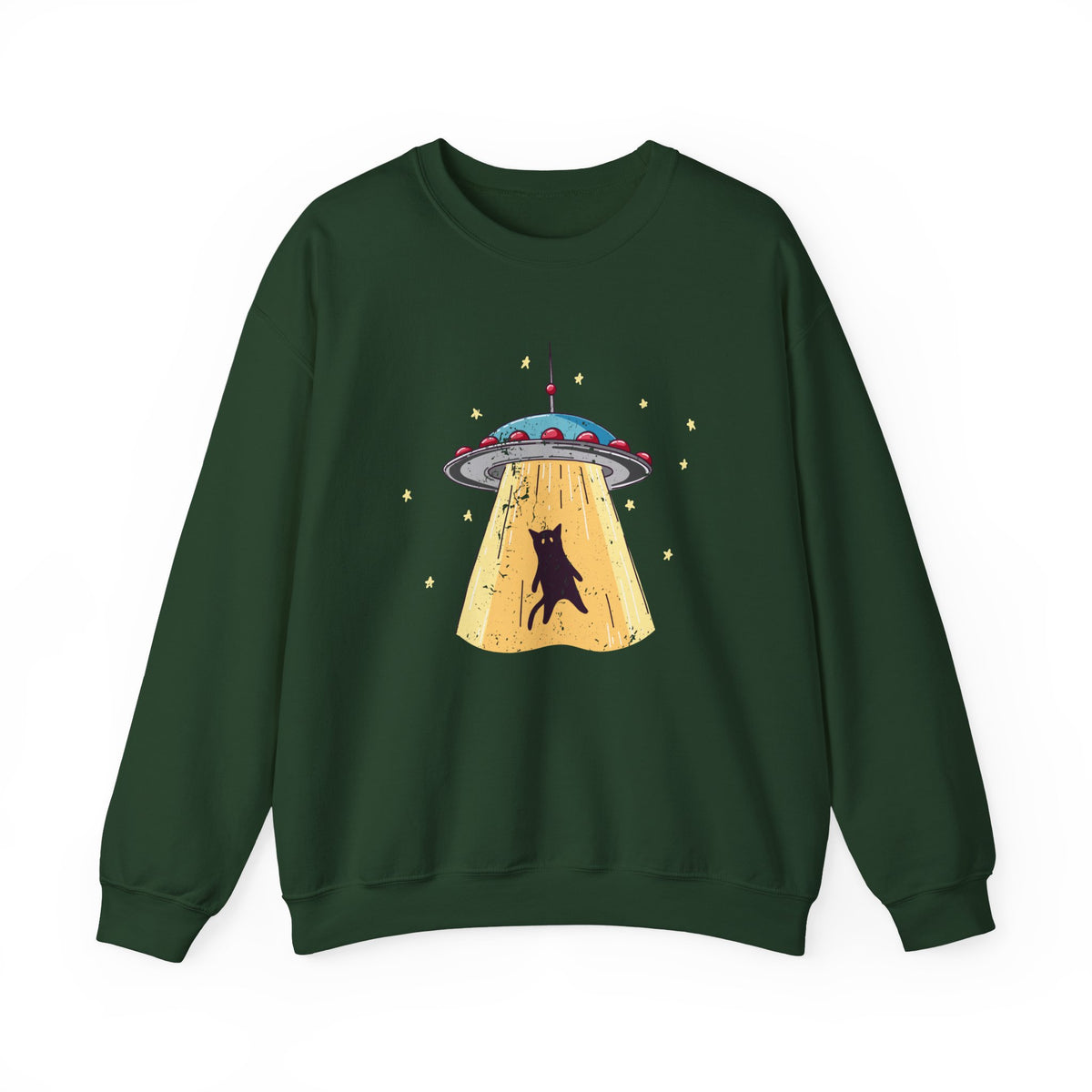 Cat UFO Abduction Sweatshirt