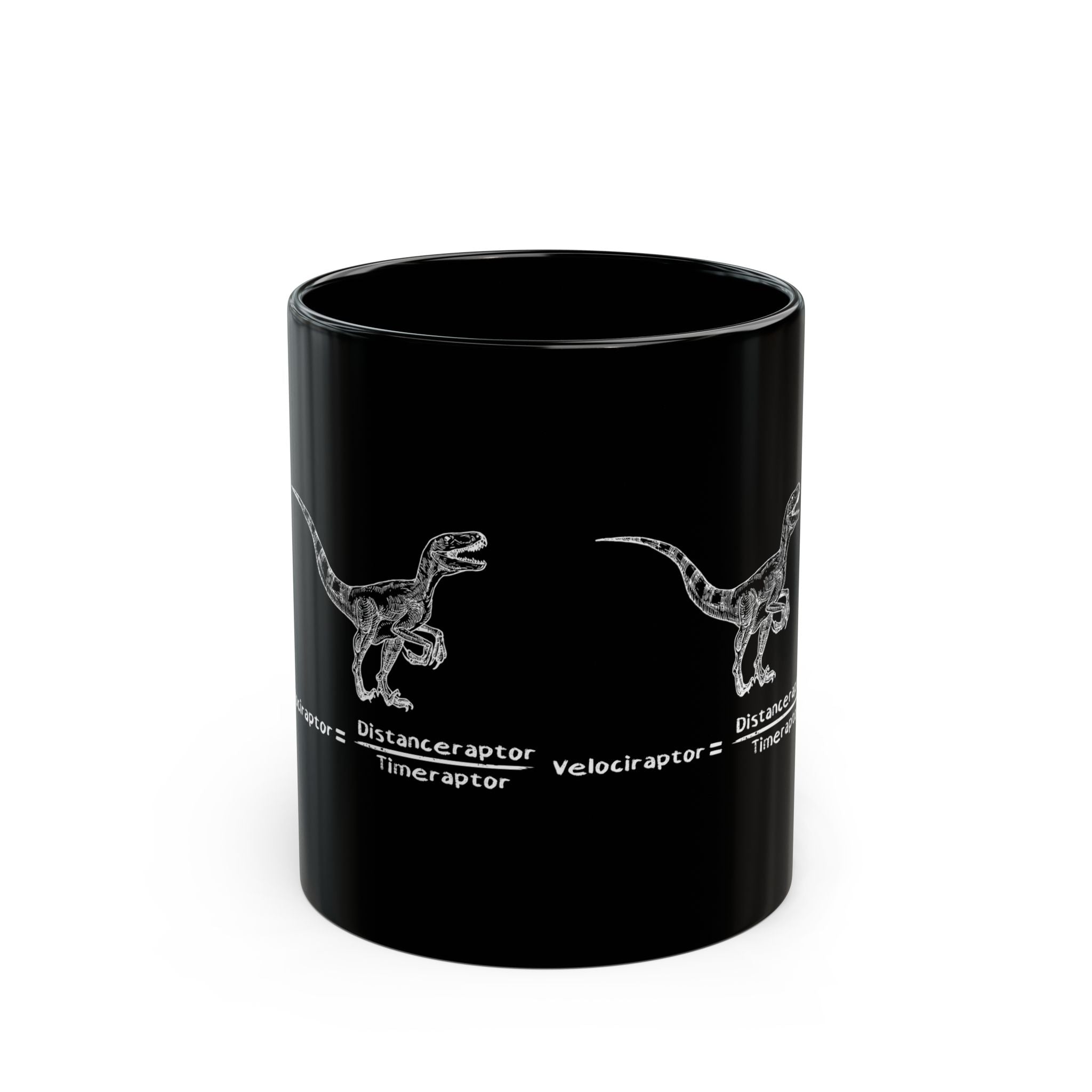 Raptor Speed Equation - Black Glossy Mug