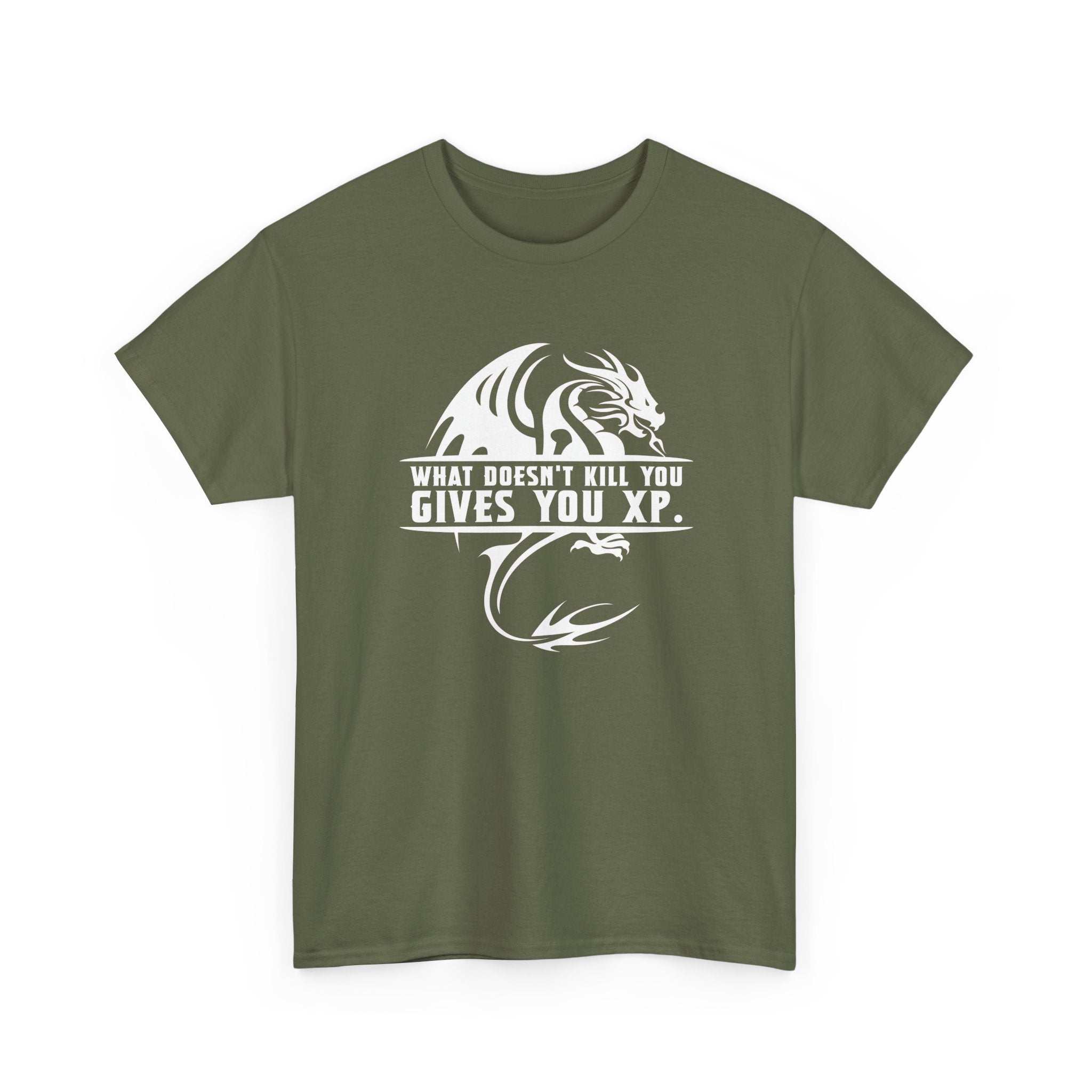 What Doesnt Kill You Gives You XP - Gamer Shirt - Regular Unisex Crewneck T-Shirt