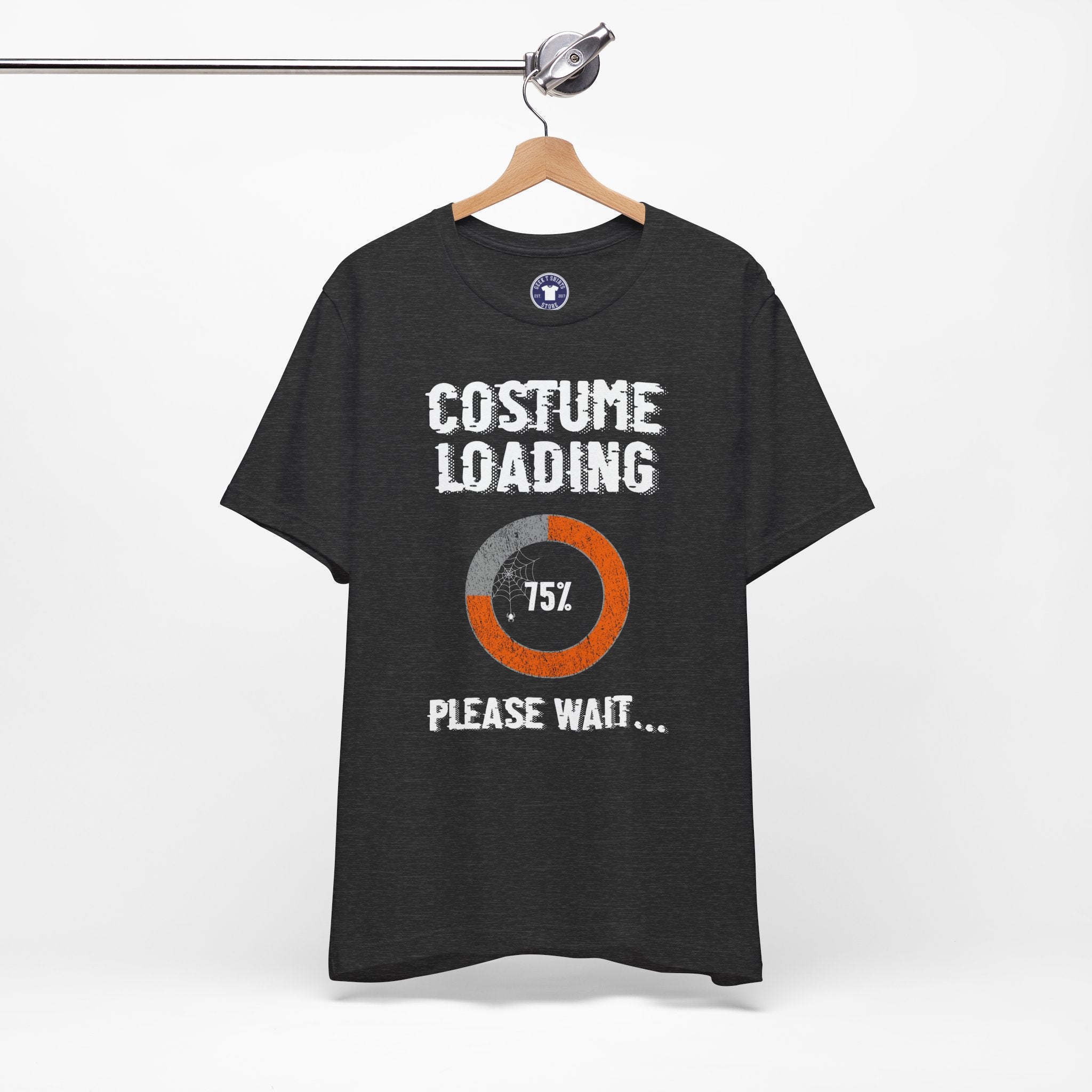 Costume Loading Funny Halloween - Premium Unisex Crewneck T-Shirt