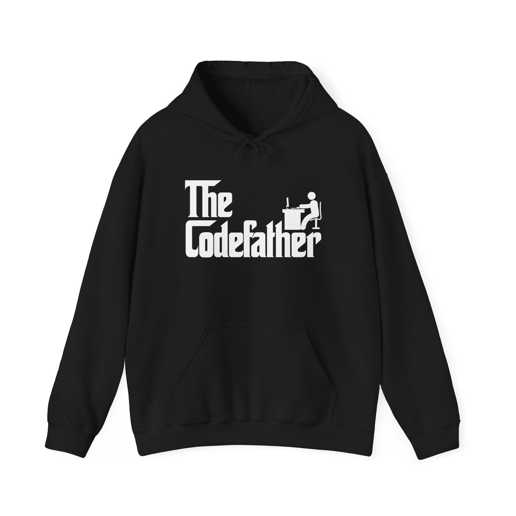 The Code Father - Programmer Coder Dad - Unisex Hooded Sweatshirt