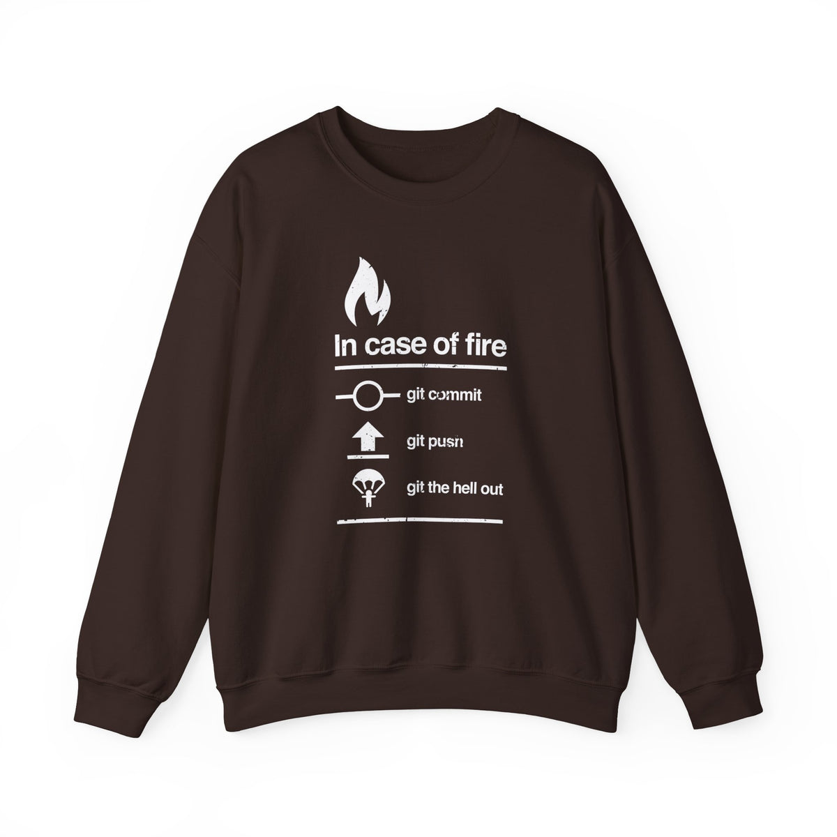 In Case Of Fire Git Commit Sweatshirt